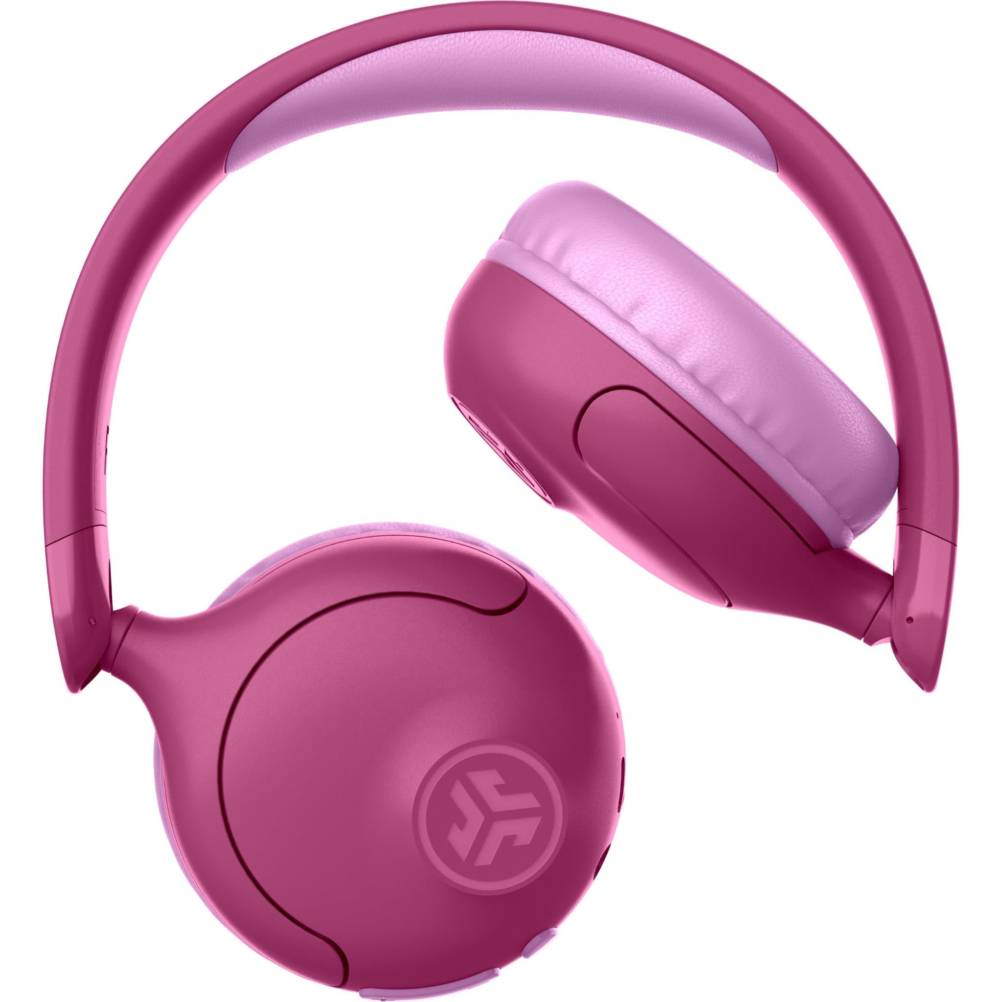JLab JBuddies 2-in-1 Wireless + Wired Kids Headphones (Pink)