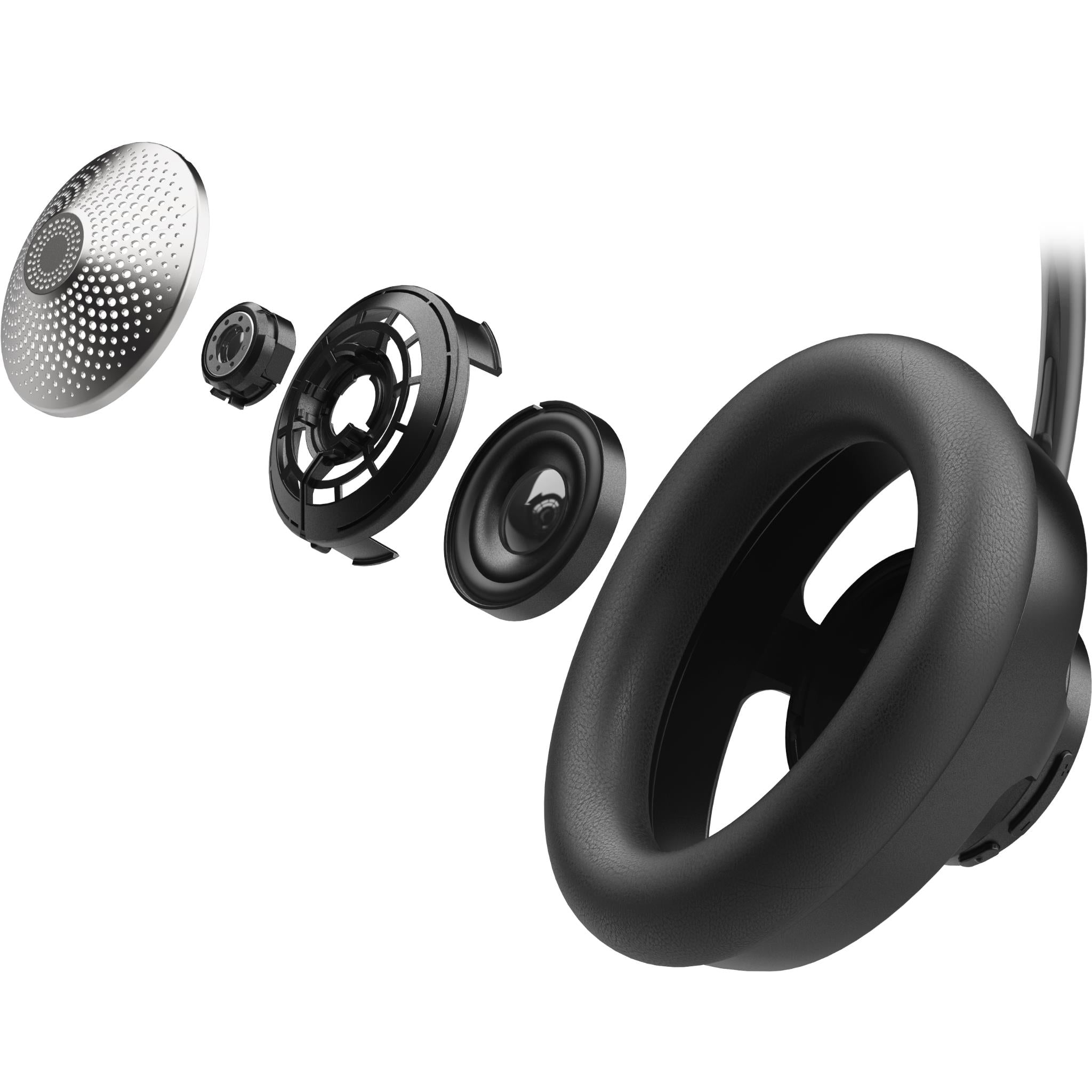 JLab JBuds Open wireless open-ear headphones in black, image 6 - Open-Ear Headphones at Tech Supply Shed NZ