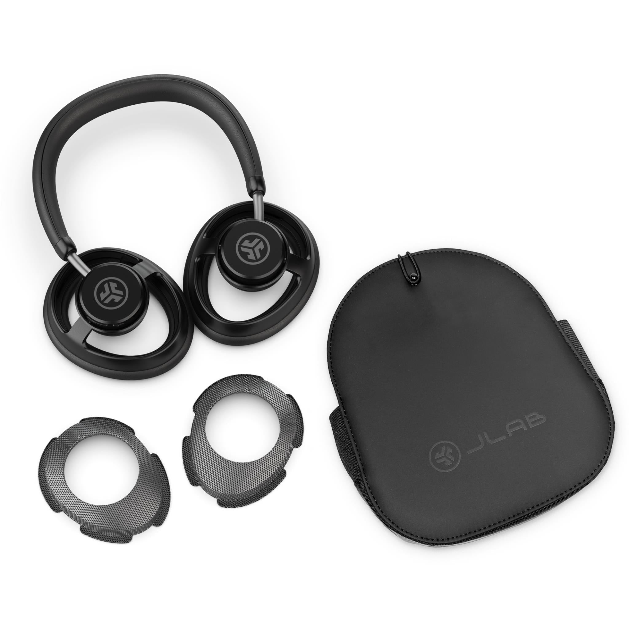 JLab JBuds Open wireless open-ear headphones in black, image 9 - Open-Ear Headphones at Tech Supply Shed NZ