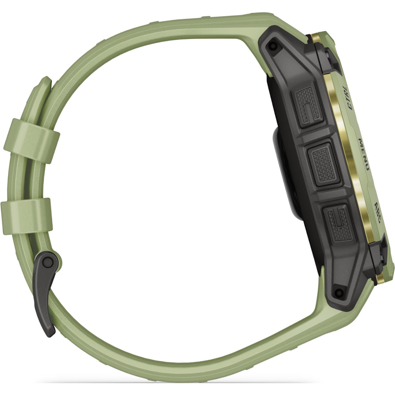 Garmin Instinct 3 50mm AMOLED rugged GPS smartwatch, green, image 4 - Smart Watches at Tech Supply Shed NZ