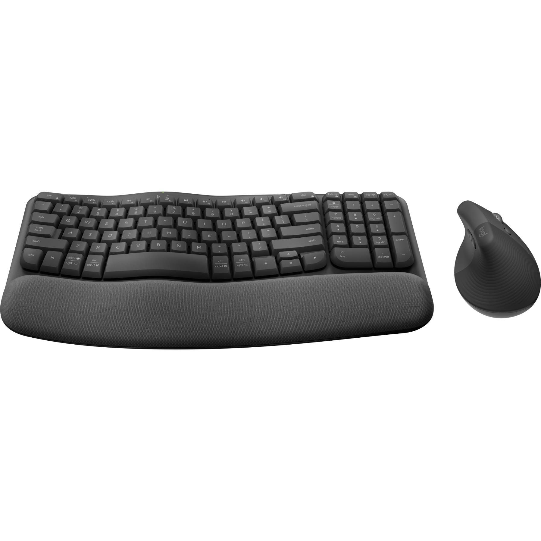 Logitech Wave Keys and Lift Keyboard and Mouse (Graphite)