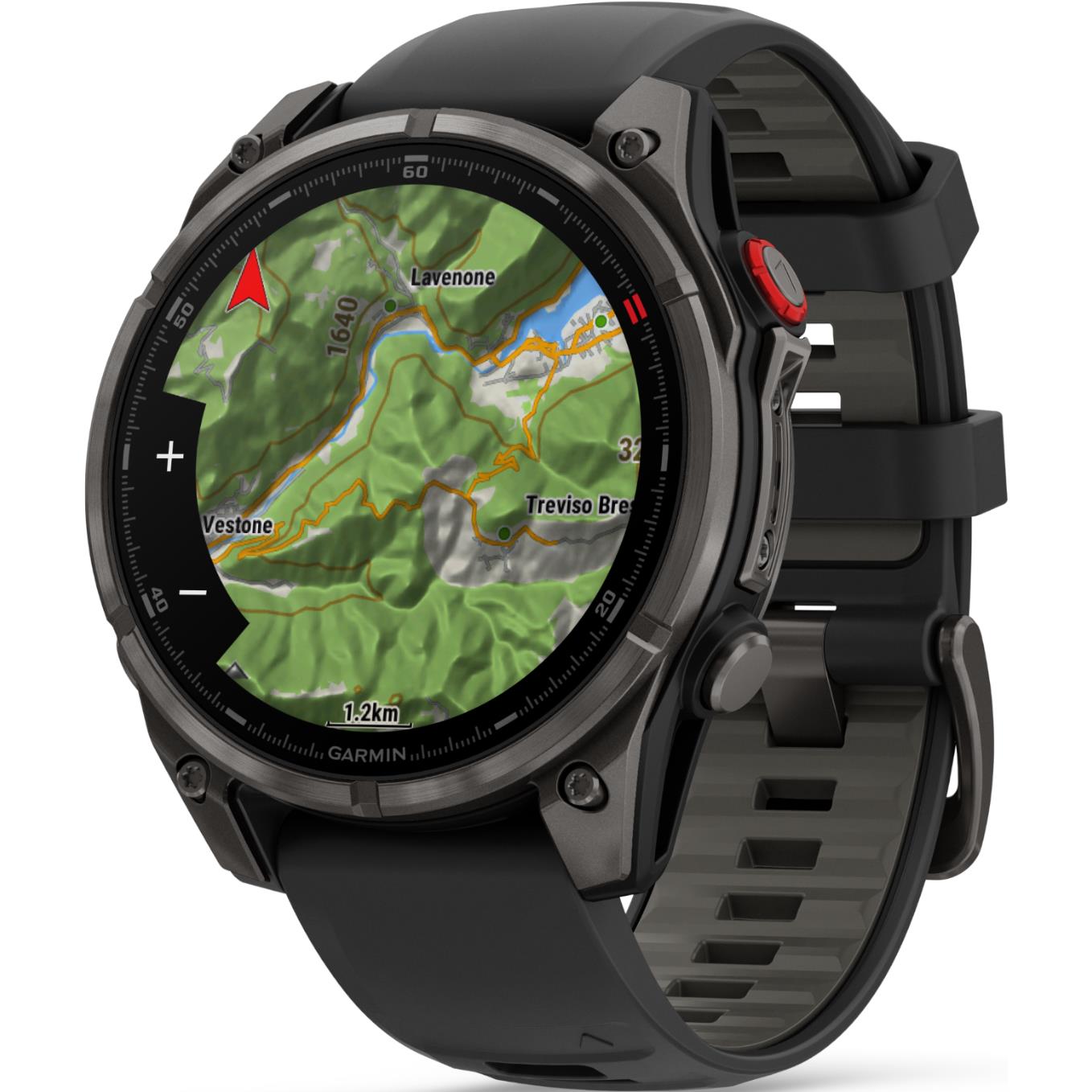Garmin fenix 8 Pro 47mm AMOLED Sapphire Edition smartwatch, Carbon Grey Titanium, image 8 - Smart Watches at Tech Supply Shed NZ