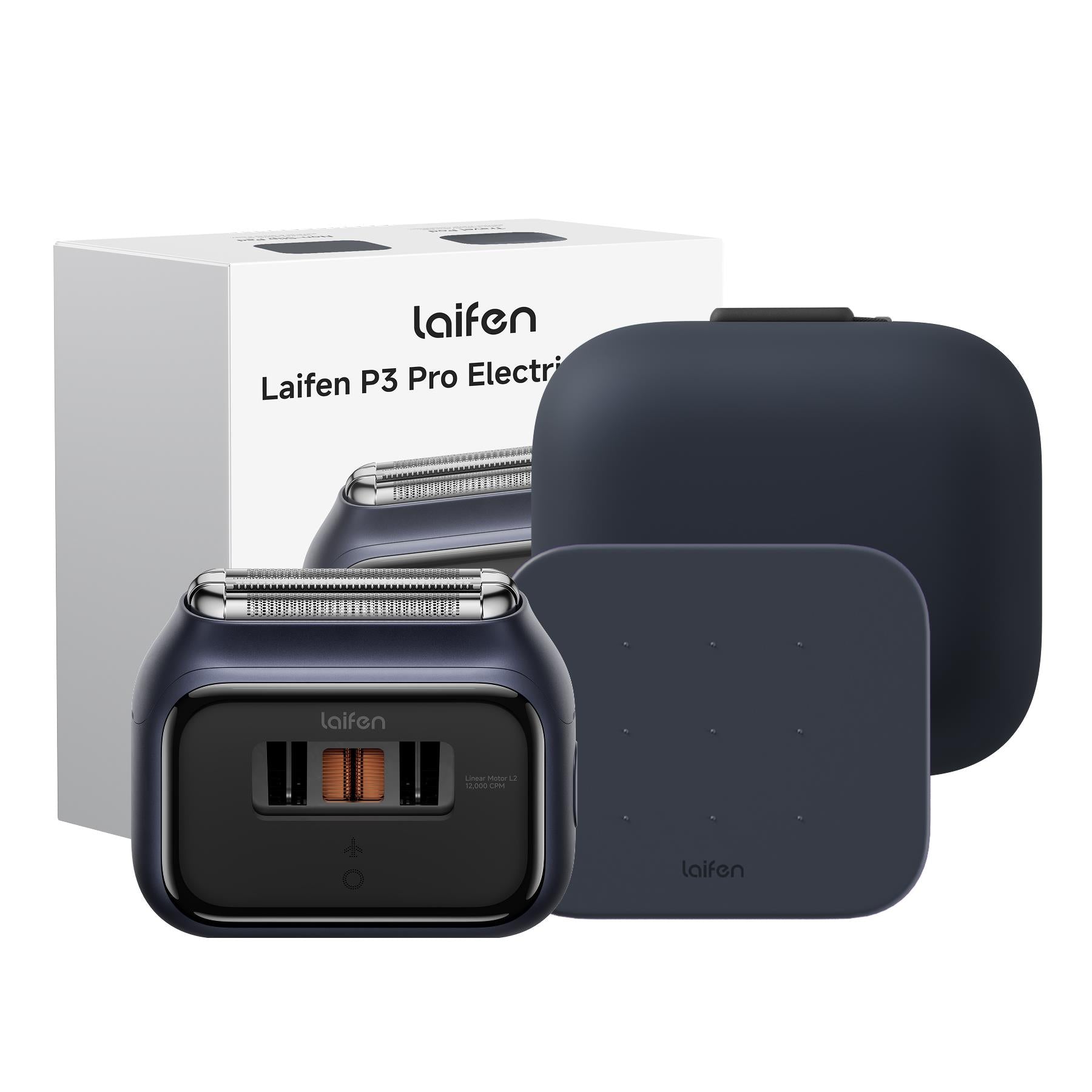 Laifen P3 Pro 3 Blade Aluminum Alloy Electric Shaver (Royal Blue)
