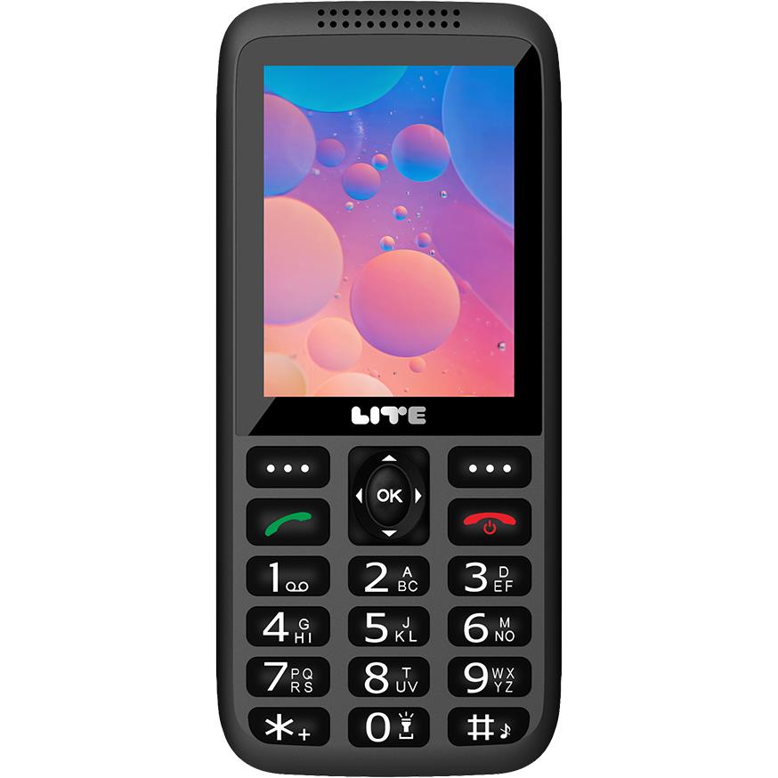 Opel Lite CandyBar 4G feature phone in Deep Black, image 2 - Mobile Phones at Tech Supply Shed NZ