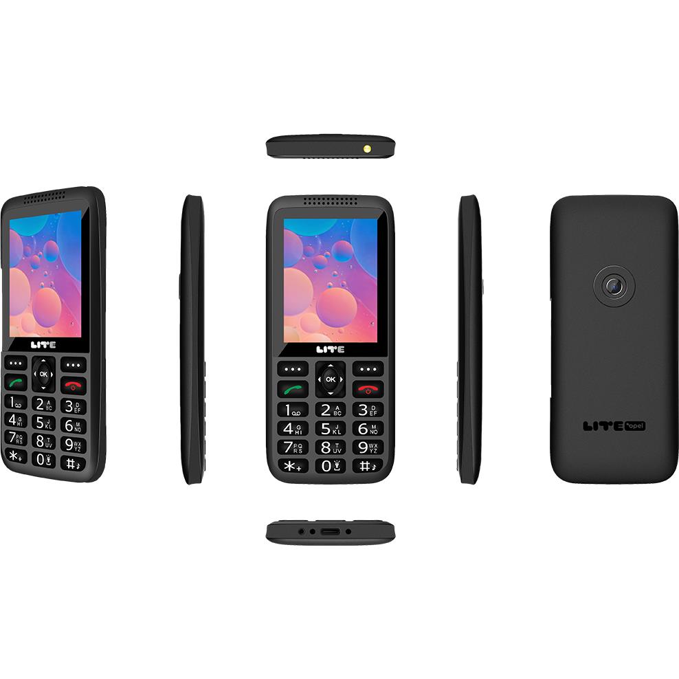 Opel Lite CandyBar 4G feature phone in Deep Black, image 8 - Mobile Phones at Tech Supply Shed NZ