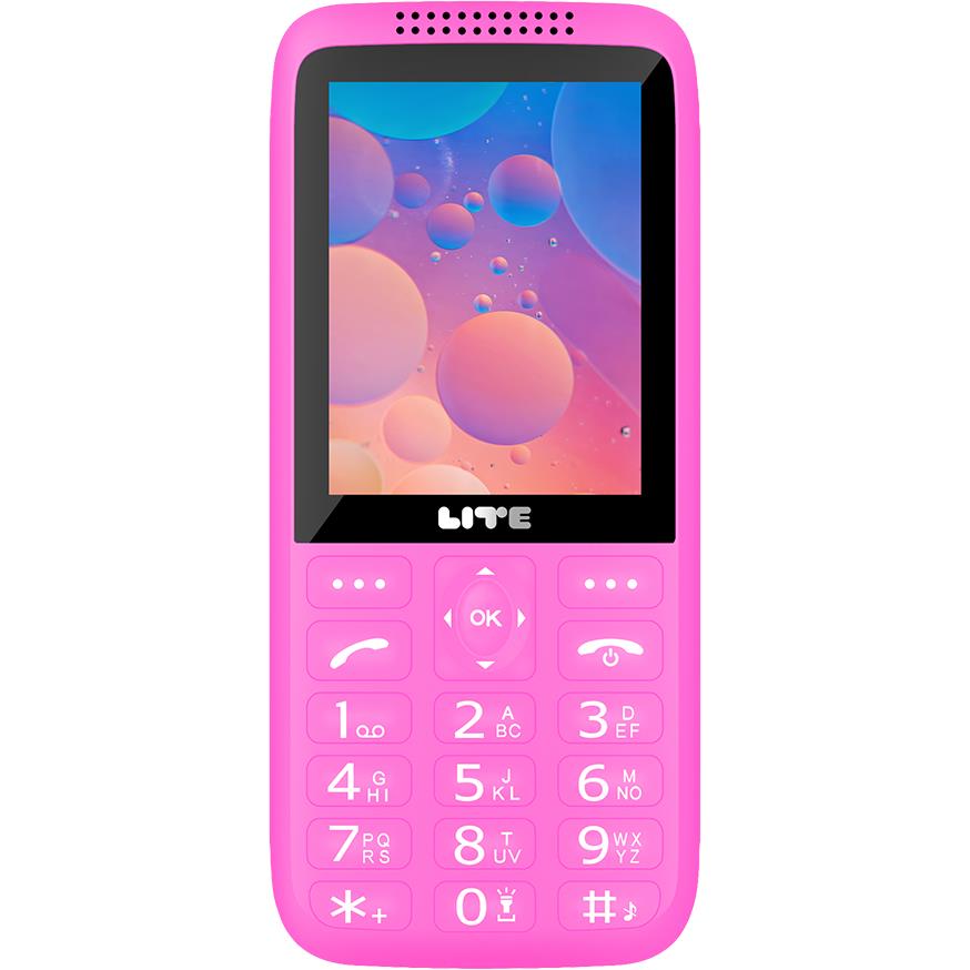 Opel Lite CandyBar 4G feature phone in Electric Fuchsia pink, image 2 - Mobile Phones at Tech Supply Shed NZ