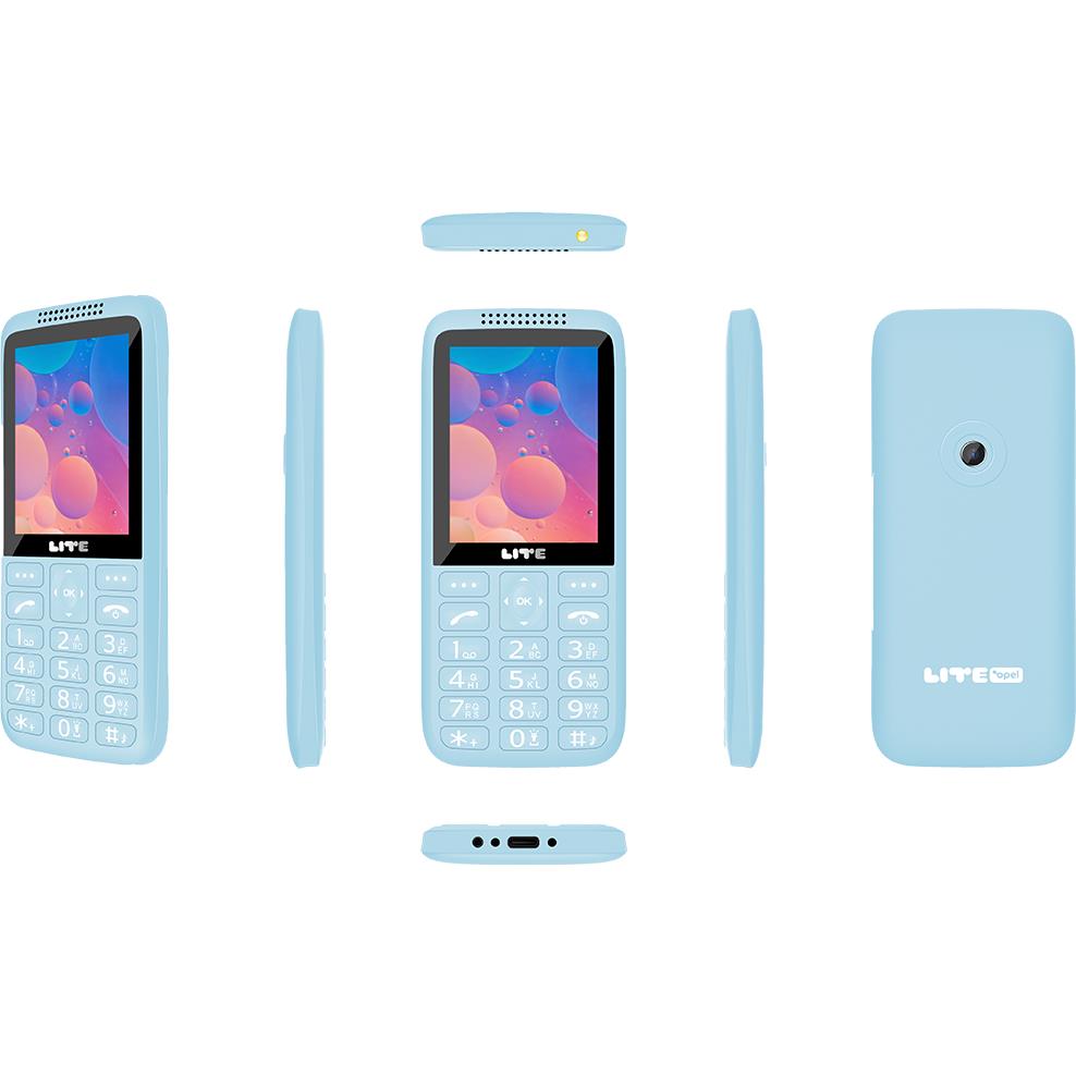 Opel Lite CandyBar 4G feature phone in Blue Aura, image 8 - Mobile Phones at Tech Supply Shed NZ