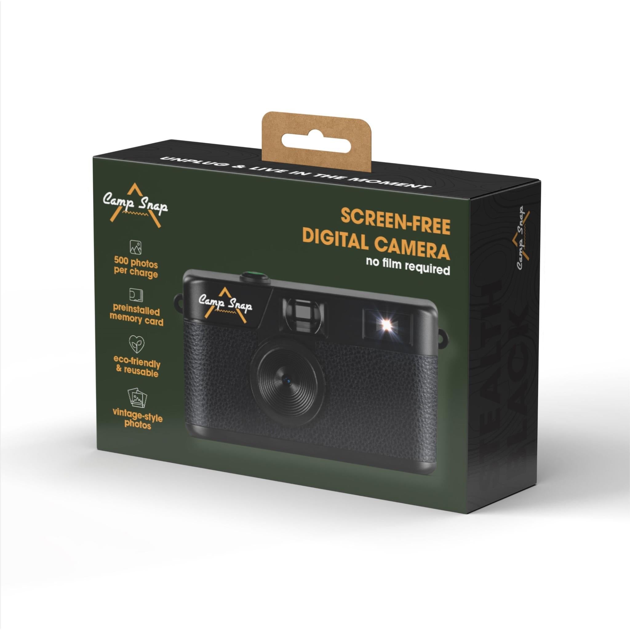 Camp Snap Digital Compact Camera (Black)