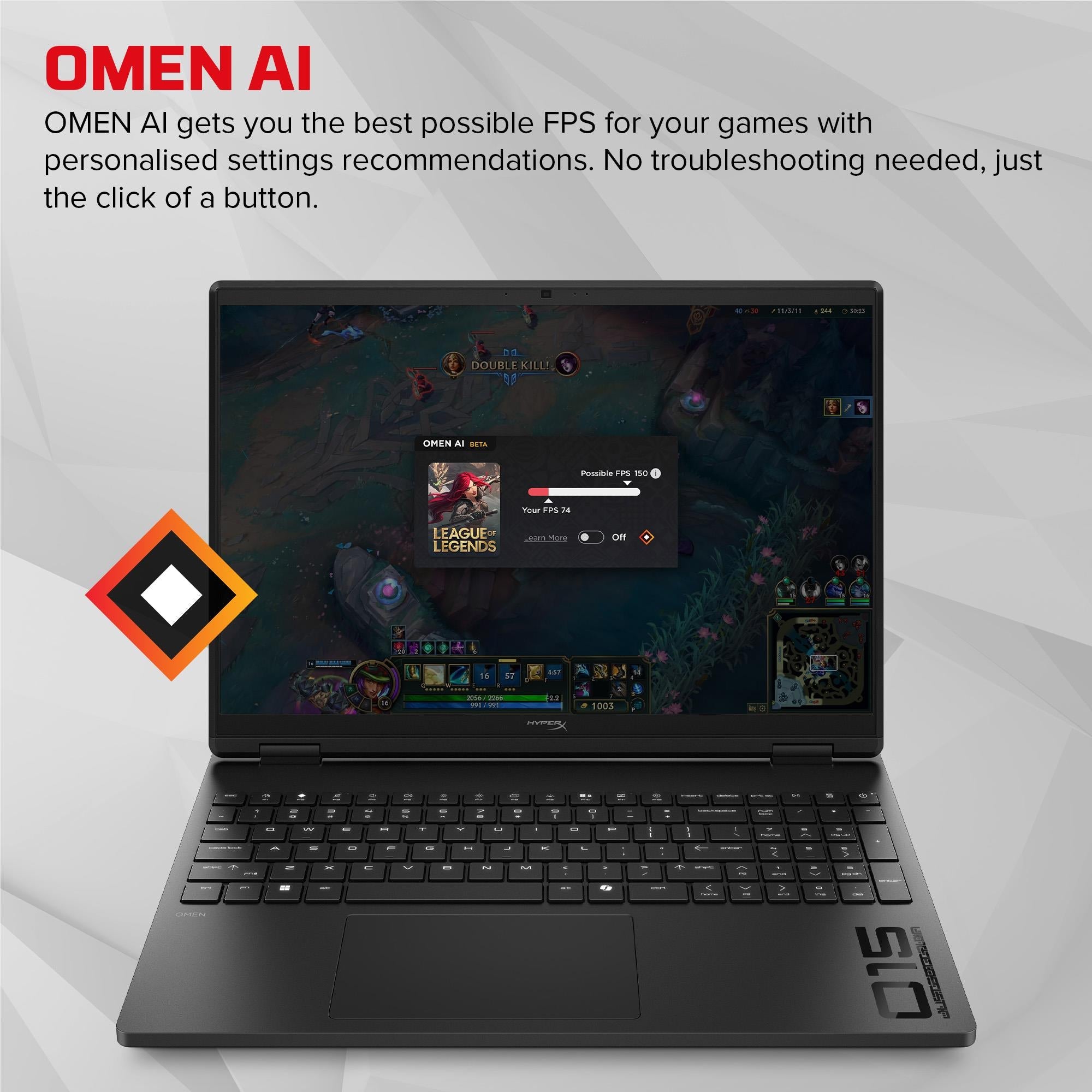 HP HyperX OMEN 15.3" WQXGA Gaming Laptop (Intel Core i7)[GeForce RTX 5060]