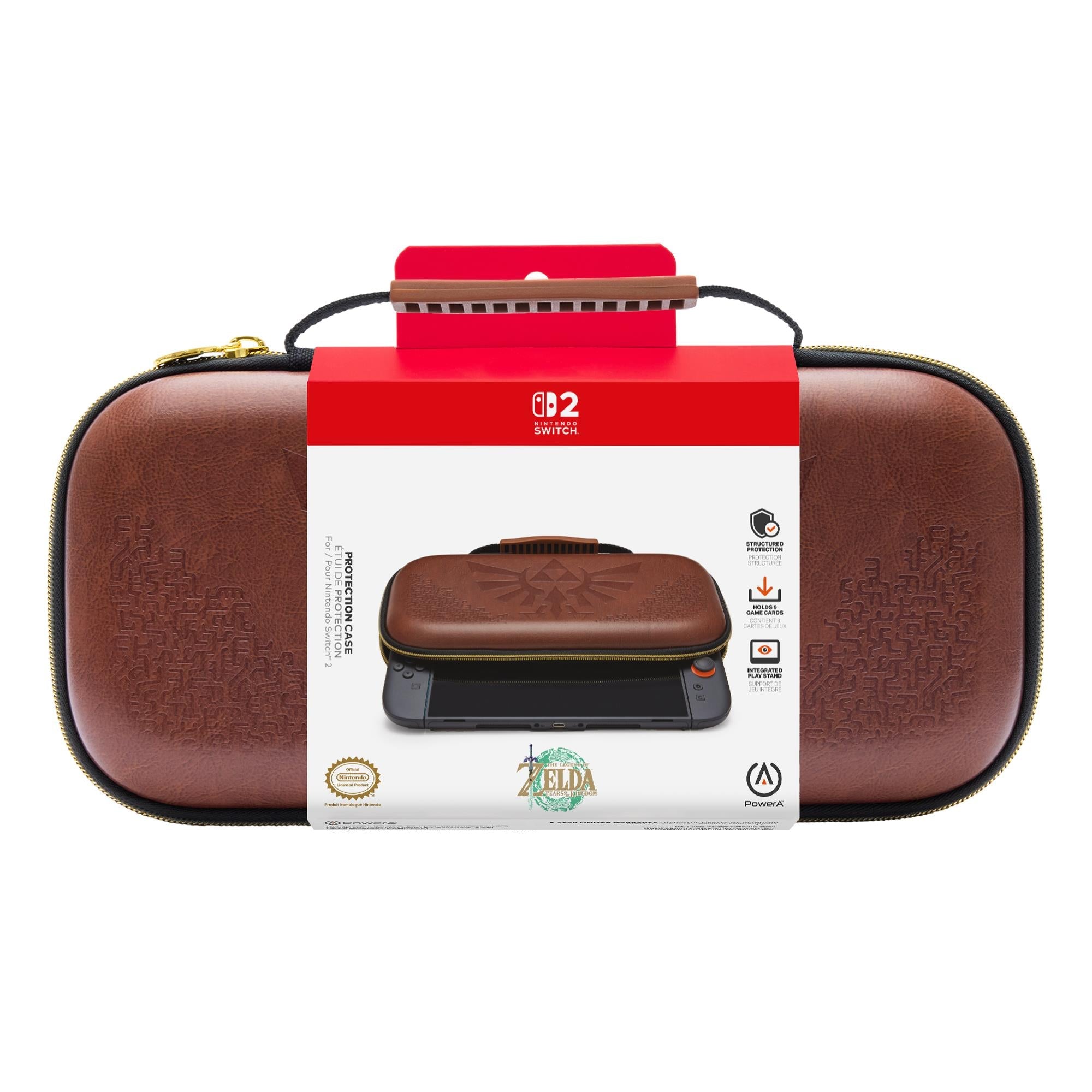 PowerA Protection Case for Nintendo Switch 2 (Zelda Hylian Crest)
