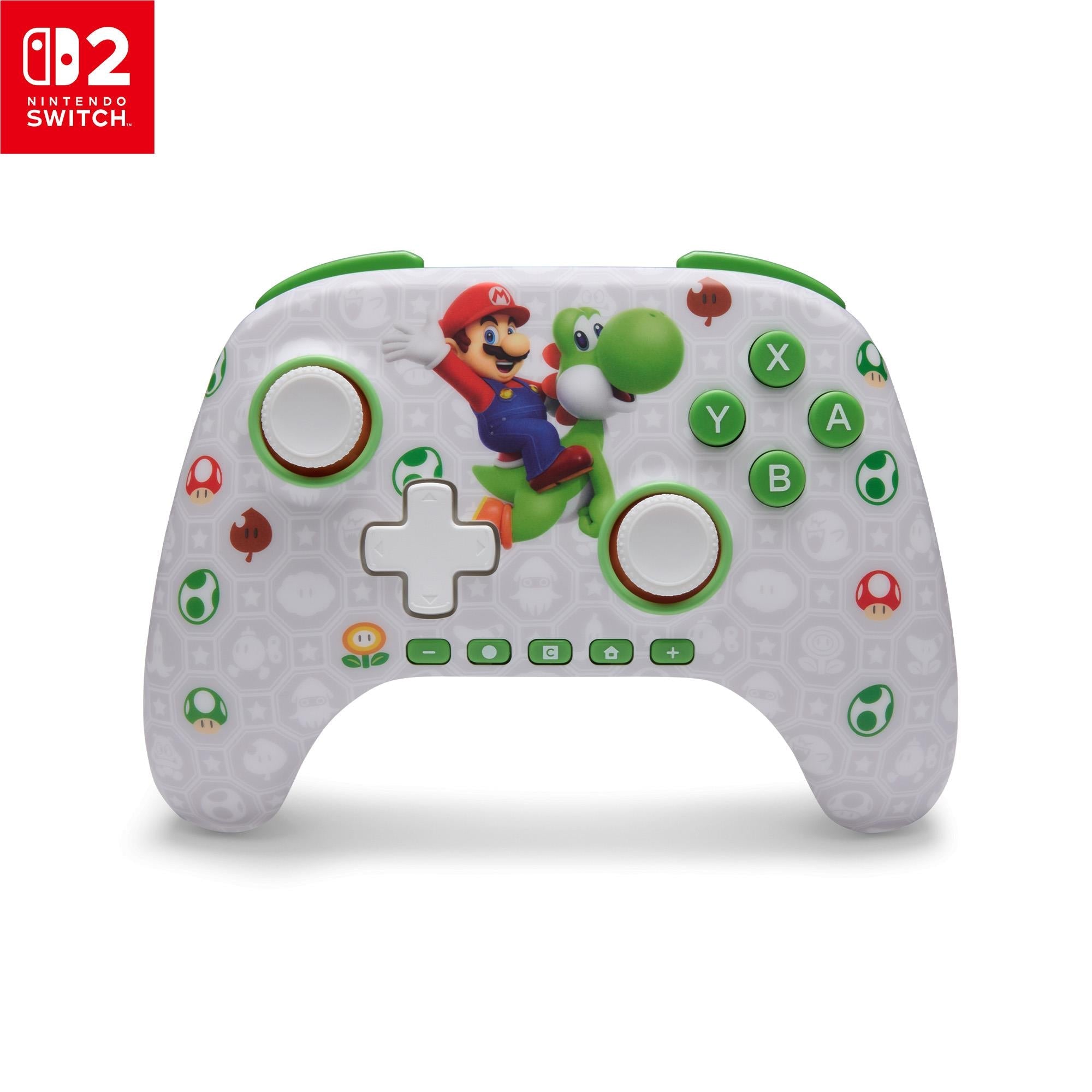 PowerA Advantage Wireless Controller for Nintendo Switch 2 (Mario & Yoshi)