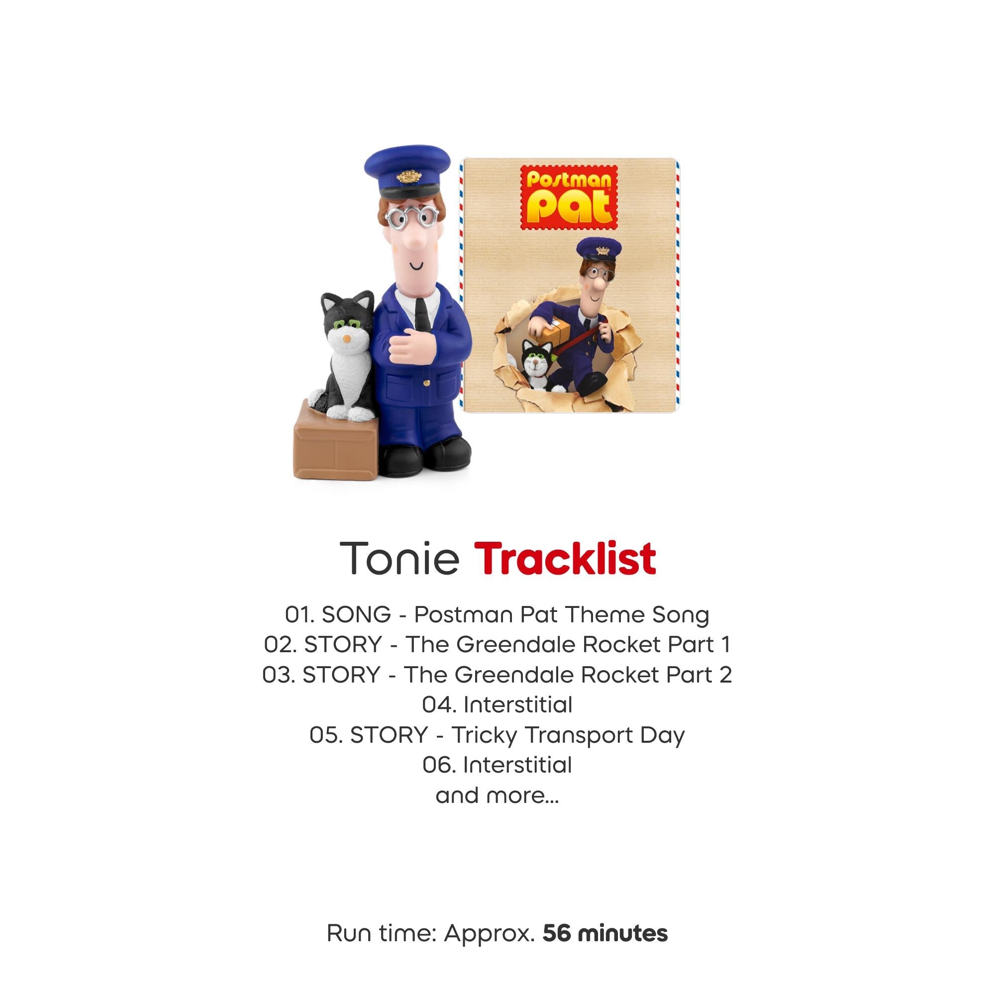 tonies Audio Character (Postman Pat - Postamn Pat & Jess The Cat)