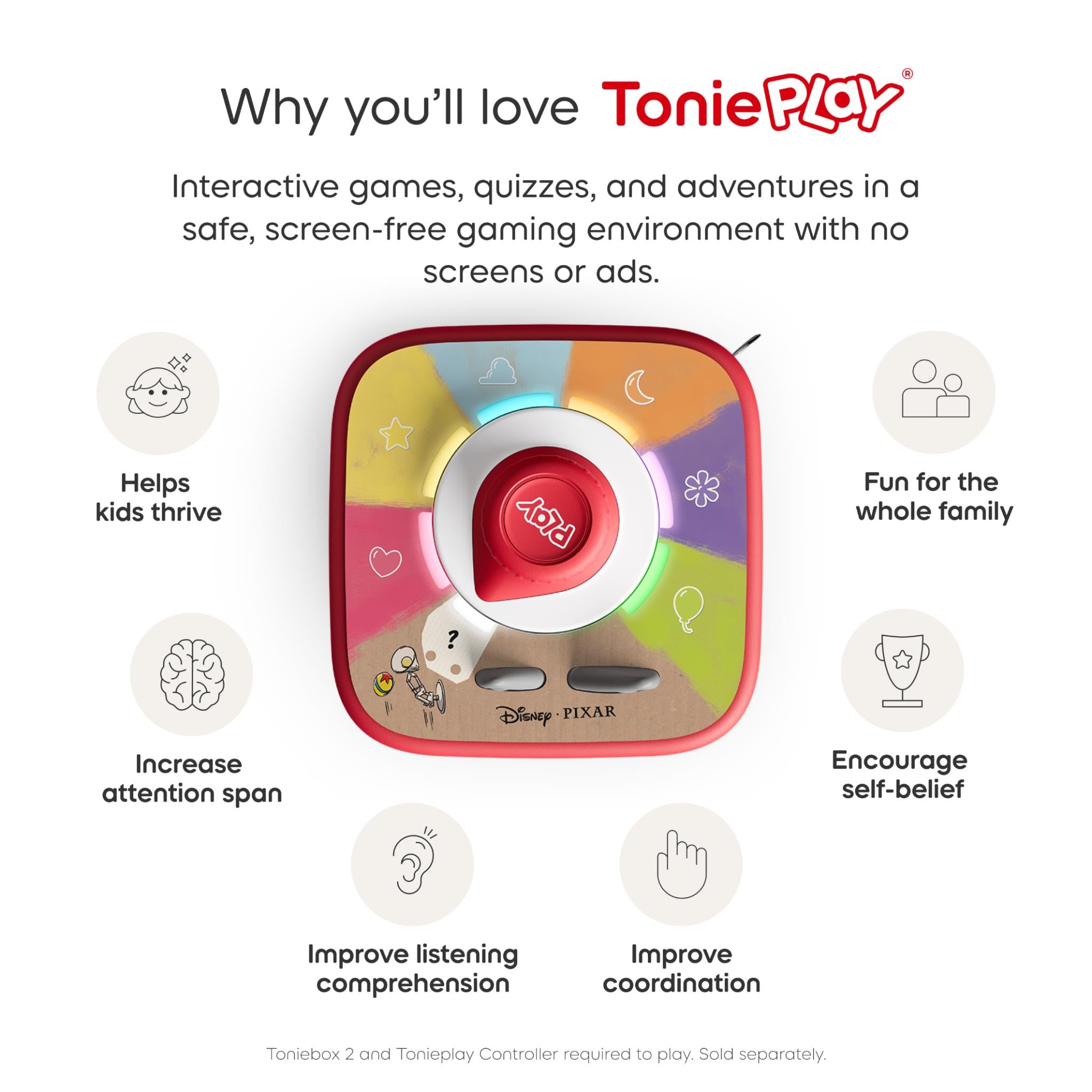 tonies Tonieplay Game (Disney: Pixar - Scene Searchers)