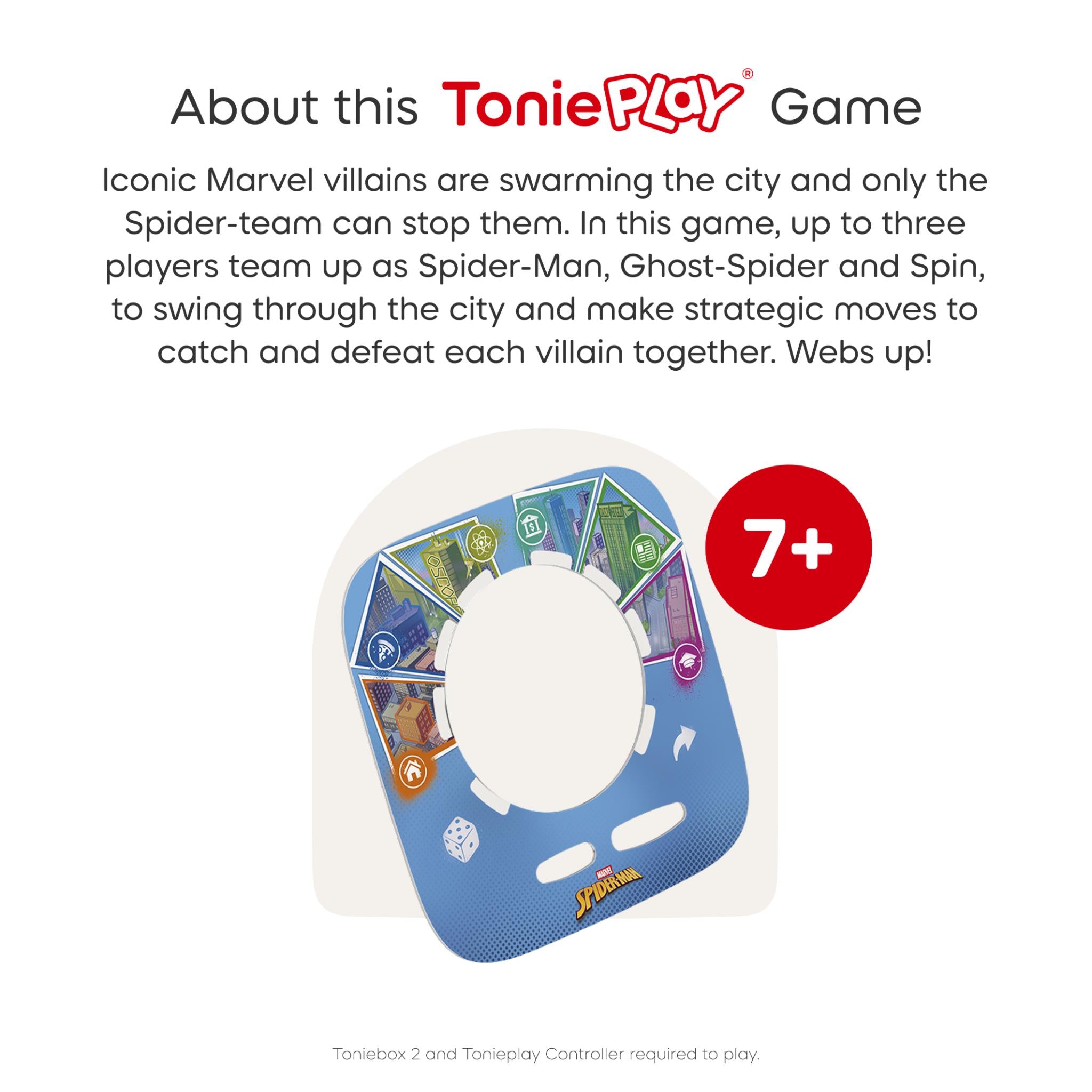 tonies Tonieplay Game (Marvel: Spiderman - Neighbourhood Heroes)