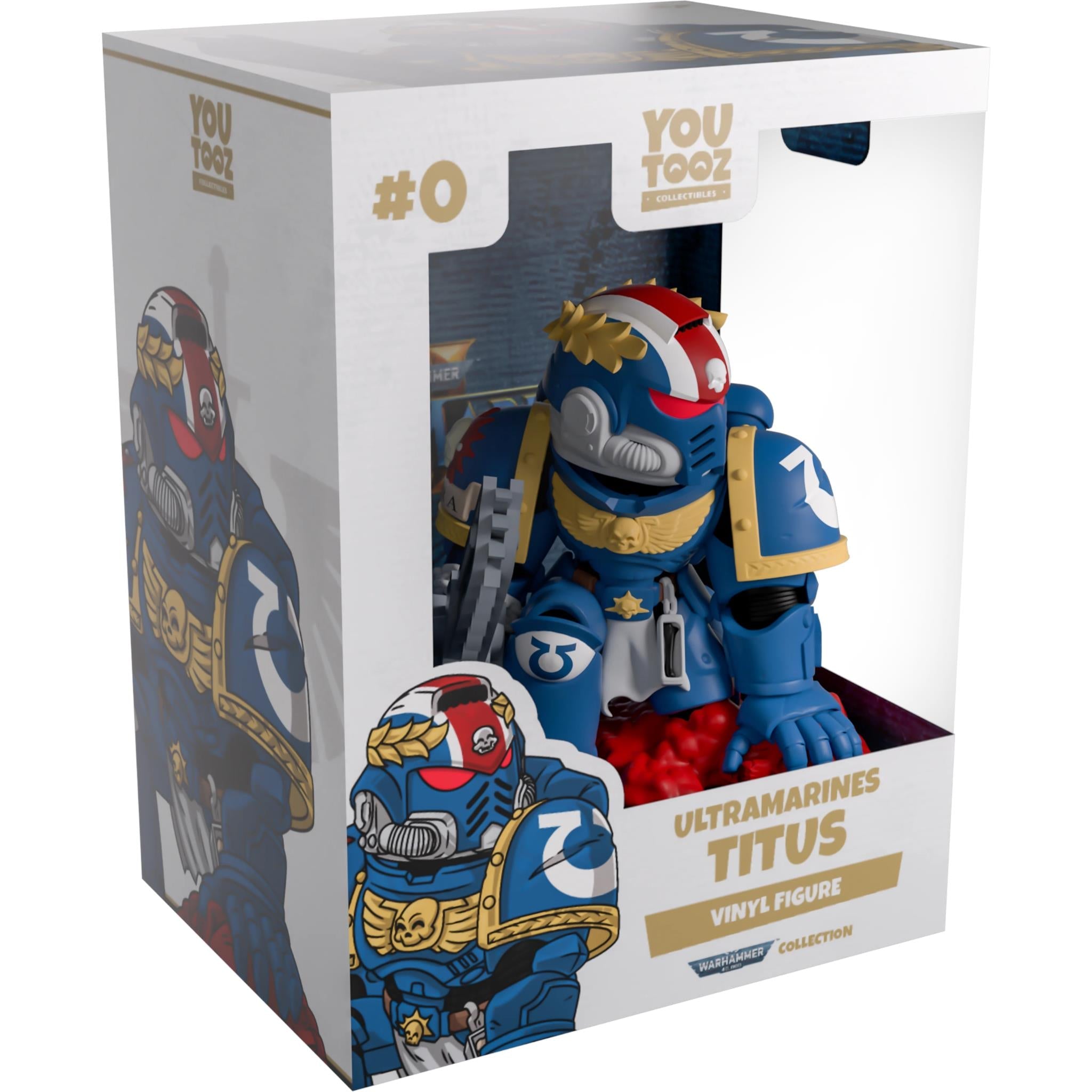 Youtooz: Warhammer 40K Space Marine 2 - Ultramarines Titus Vinyl