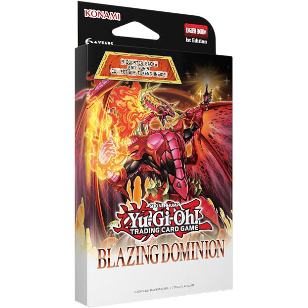 Yu-Gi-Oh! TCG Blazing Dominion 3-pack tuckbox - Trading Card Games at Tech Supply Shed NZ