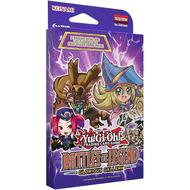 Yu-Gi-Oh! TCG Battles of Legend Glorious Gallery 3-pack tuckbox - Trading Card Games at Tech Supply Shed NZ