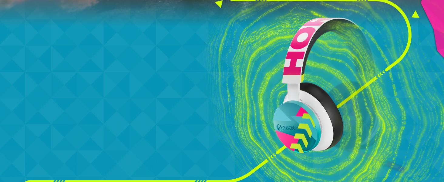 Xbox Wireless Headset Forza Horizon 6 Limited Edition with blue boom mic, image 9 - Gaming Headsets at Tech Supply Shed NZ