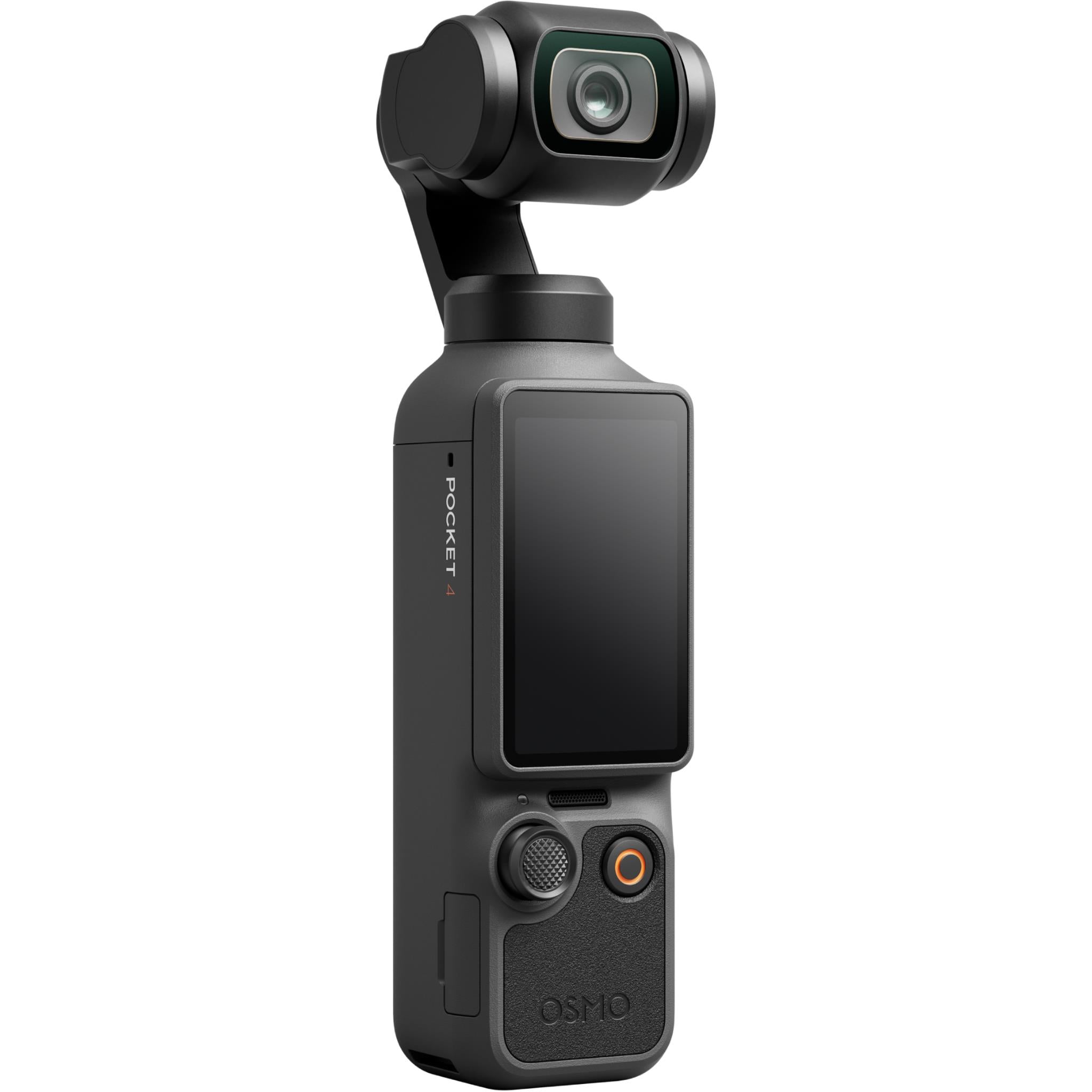 DJI gimbal camera angled view with front display and OSmo branding