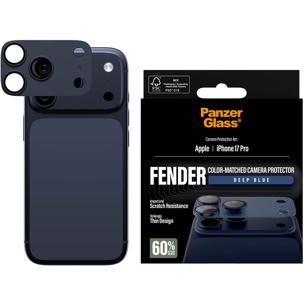 PanzerGlass Fender Camera Lens Protector for iPhone 17 Pro (Deep Blue)