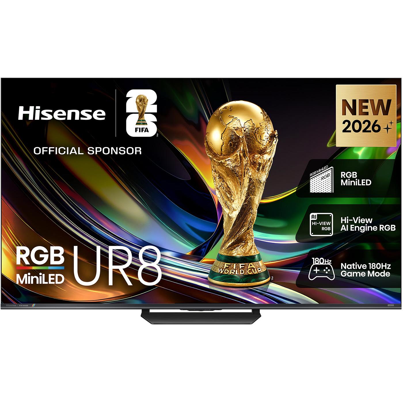 Hisense 75" UR8SNZ ULED 4K UHD RGB Mini-LED Smart TV [2026]
