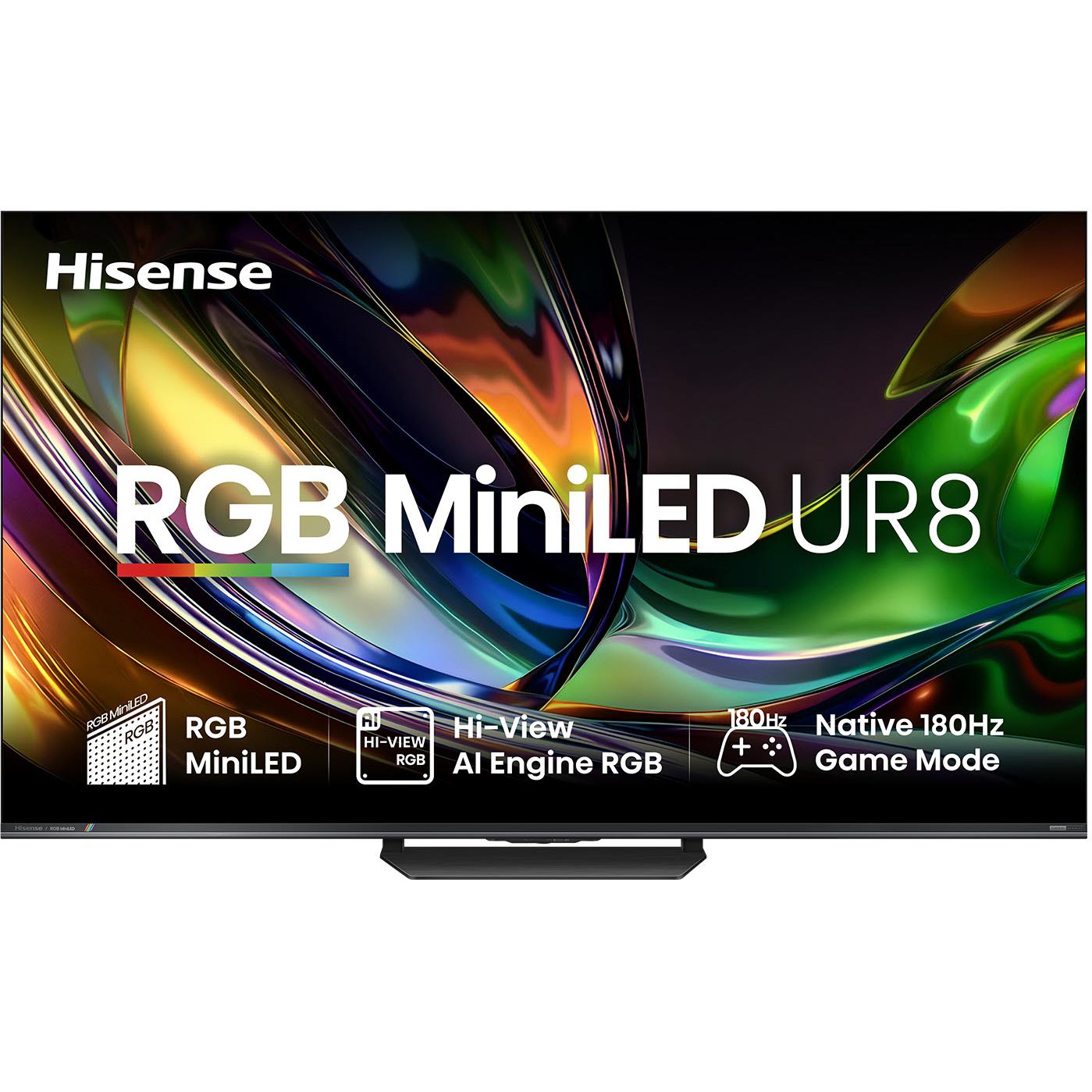 Hisense 75" UR8SNZ ULED 4K UHD RGB Mini-LED Smart TV [2026]