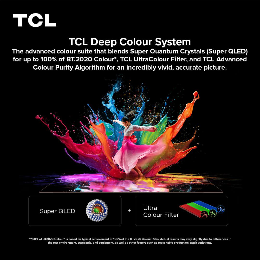 TCL 98 inch C7L SQD Mini LED 4K UHD Google TV, image 9 - Extra Large TVs - 85" and Above at Tech Supply Shed NZ