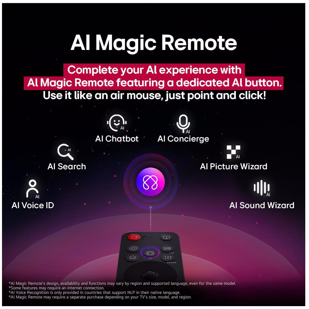 LG 65" UA8055 AI UHD 4K Smart TV [2026]
