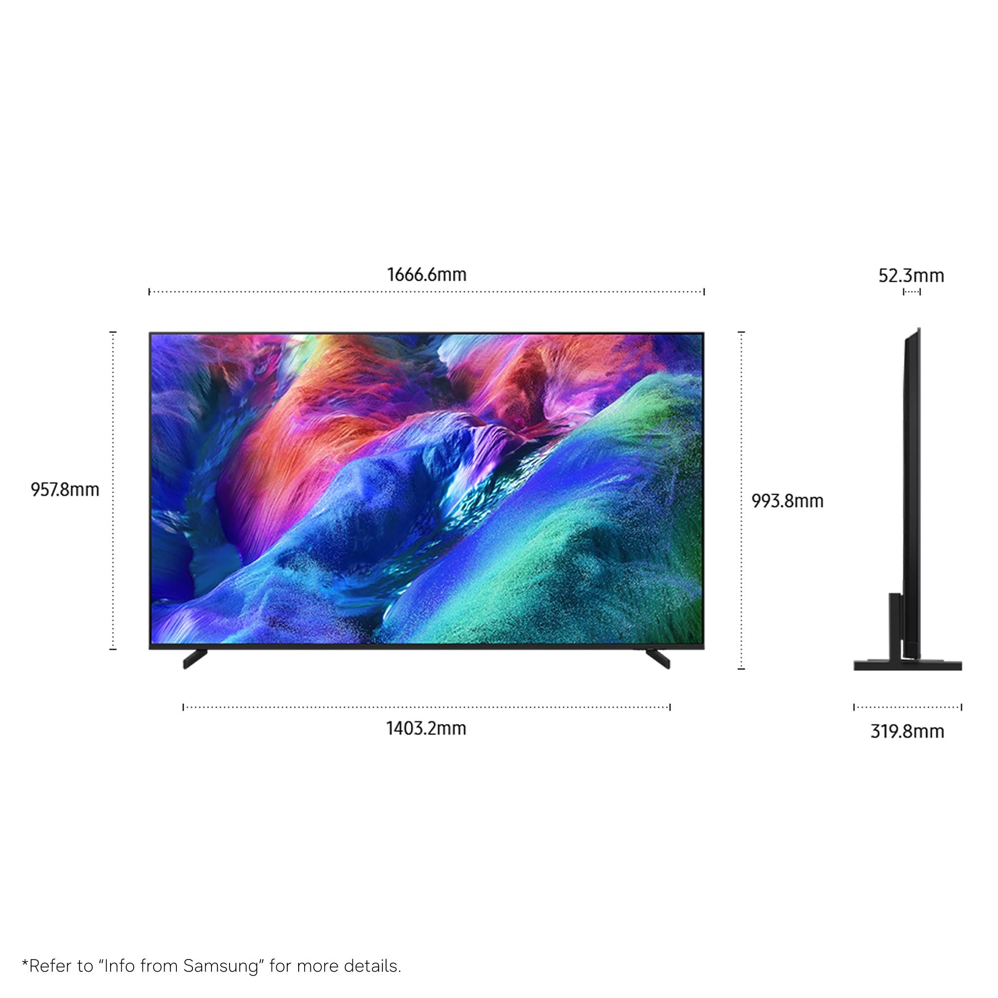 Samsung R85H 65 inch Micro RGB 4K smart TV, black, image 2 - Large TVs - 65" to 75" at Tech Supply Shed NZ