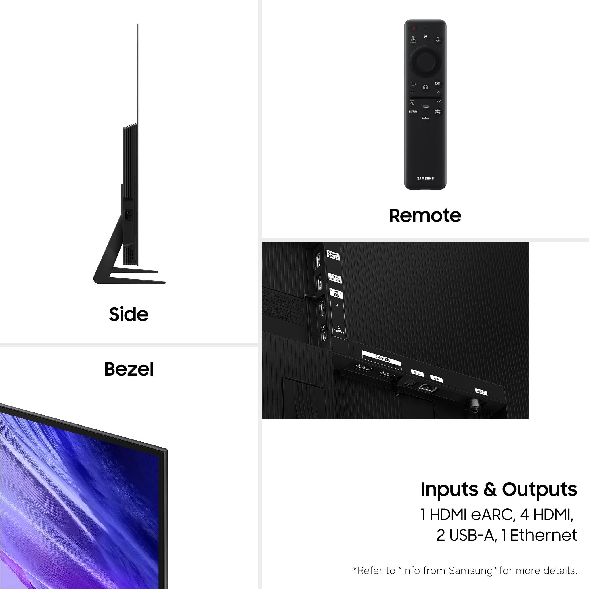 Samsung S85H 83 inch OLED 4K Smart AI TV, image 3 - Large TVs - 65" to 75" at Tech Supply Shed NZ
