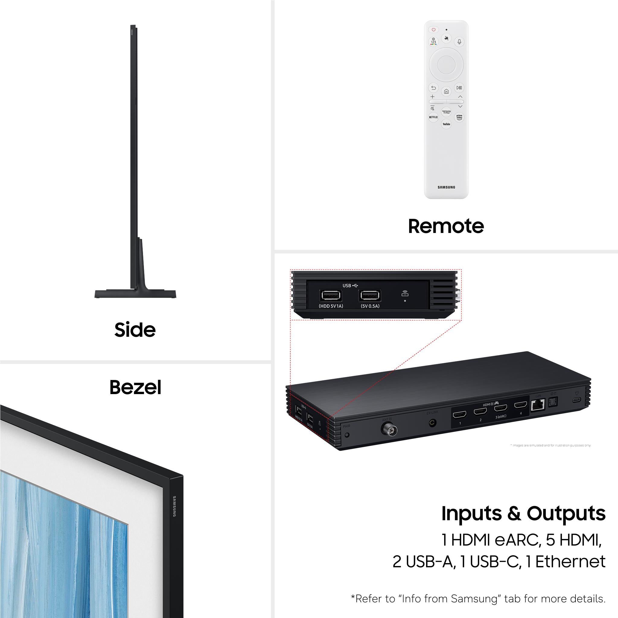 Samsung 85 inch The Frame Pro Neo QLED 4K Mini LED smart AI TV, image 3 - Extra Large TVs - 85" and Above at Tech Supply Shed NZ