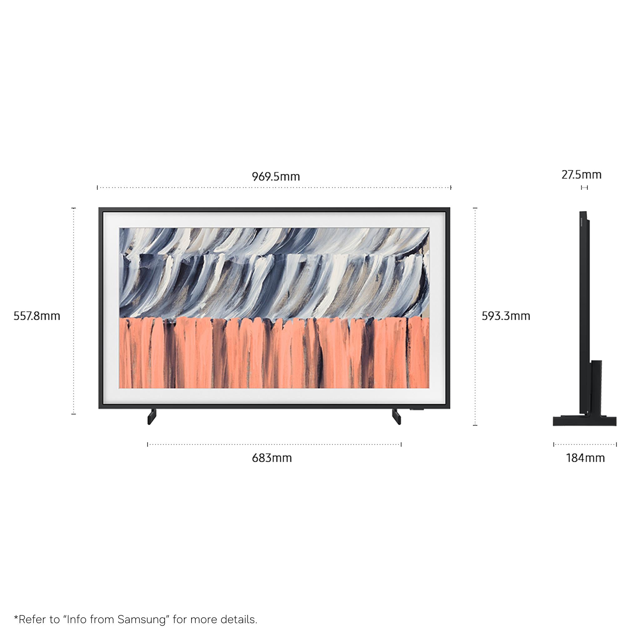 Samsung The Frame 43 inch QLED 4K smart TV, image 2 - Mid-Size TVs - 43" to 55" at Tech Supply Shed NZ