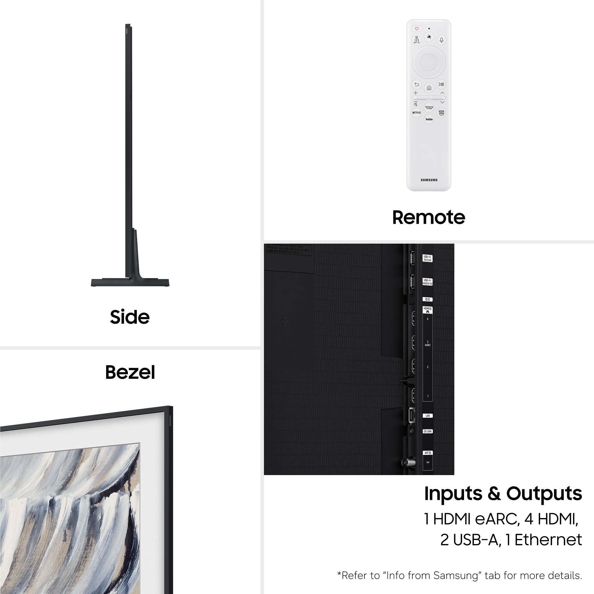 Samsung The Frame 43 inch QLED 4K smart TV, image 3 - Mid-Size TVs - 43" to 55" at Tech Supply Shed NZ