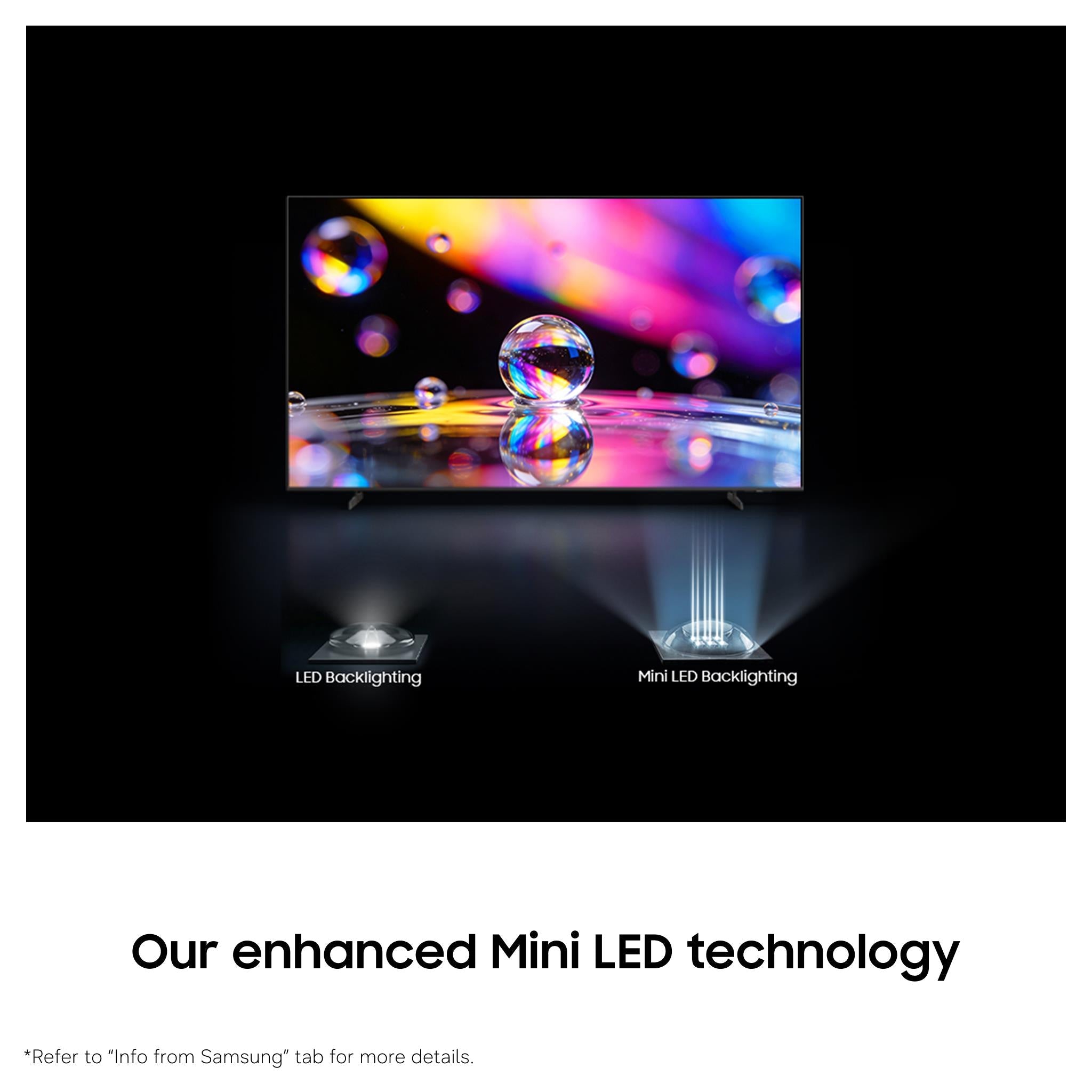 Samsung M70H 50 inch Mini LED 4K smart TV, image 4 - Mid-Size TVs - 43" to 55" at Tech Supply Shed NZ