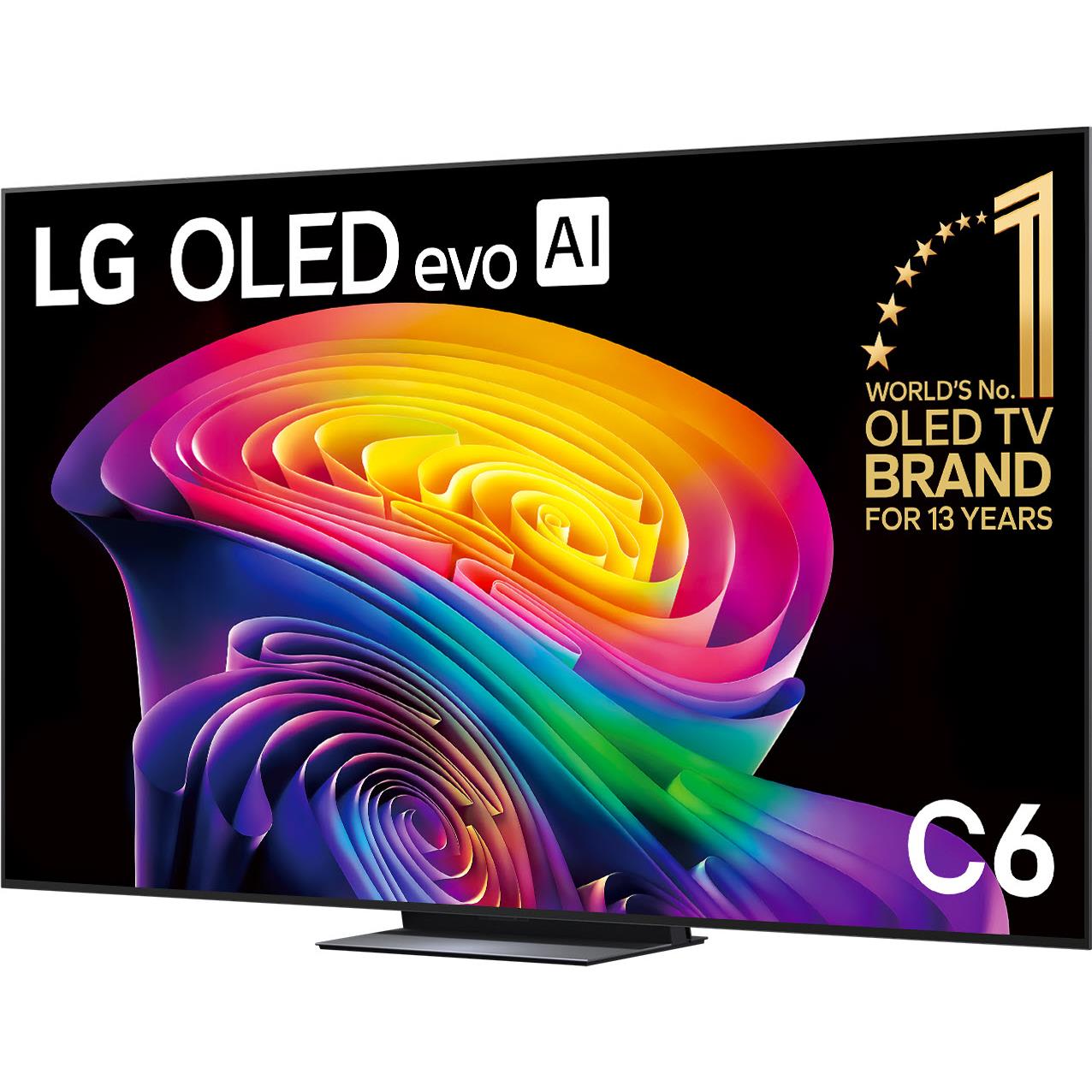 LG OLED evo C6 83 inch AI 4K Smart TV, image 2 - Large TVs - 65" to 75" at Tech Supply Shed NZ