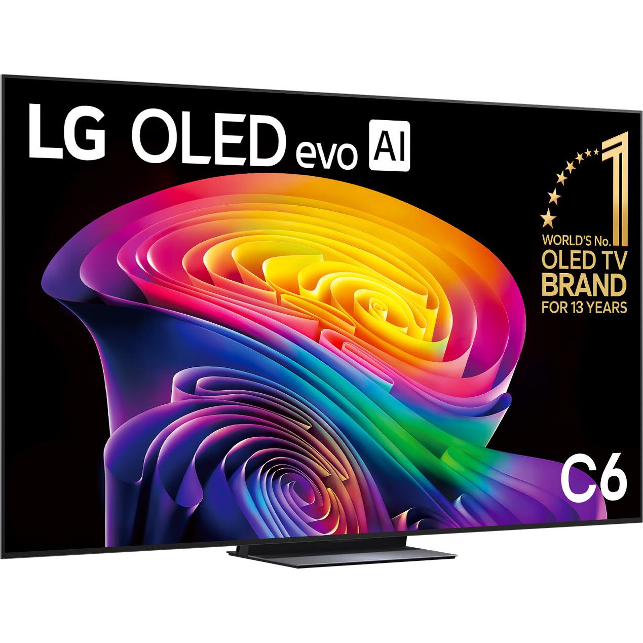LG OLED evo C6 83 inch AI 4K Smart TV, image 3 - Large TVs - 65" to 75" at Tech Supply Shed NZ