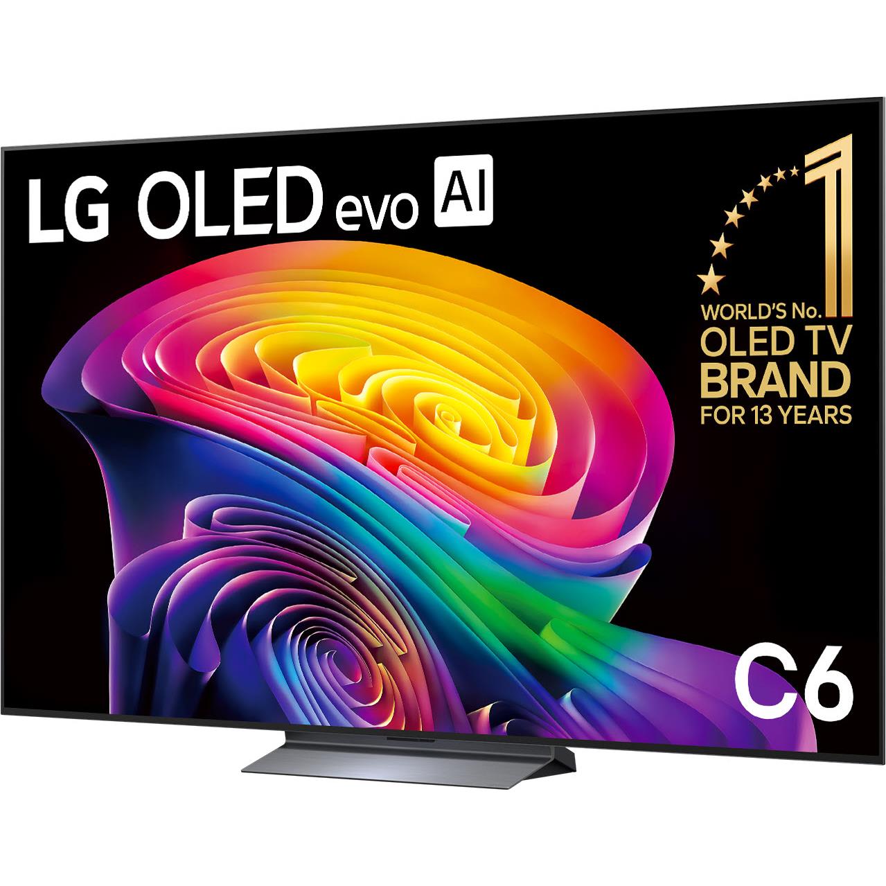 LG OLED evo C6 77 inch AI 4K Smart TV, image 2 - Large TVs - 65" to 75" at Tech Supply Shed NZ