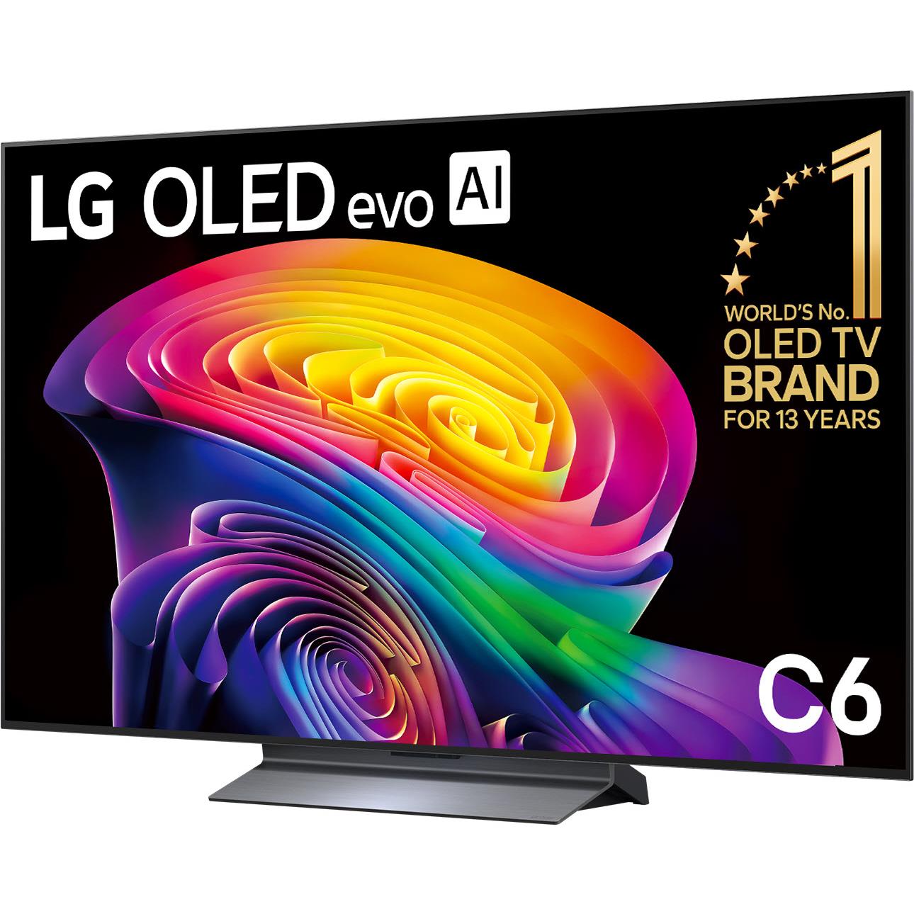 LG OLED evo AI C6 55 inch 4K smart TV, image 2 - Mid-Size TVs - 43" to 55" at Tech Supply Shed NZ