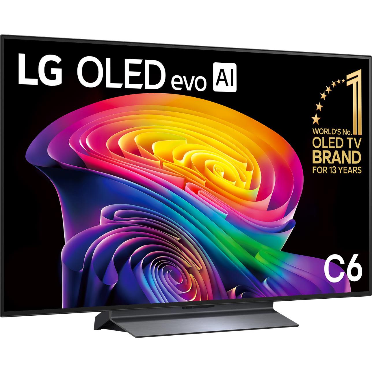 LG OLED evo AI C6 48 inch 4K smart TV, image 3 - Mid-Size TVs - 43" to 55" at Tech Supply Shed NZ