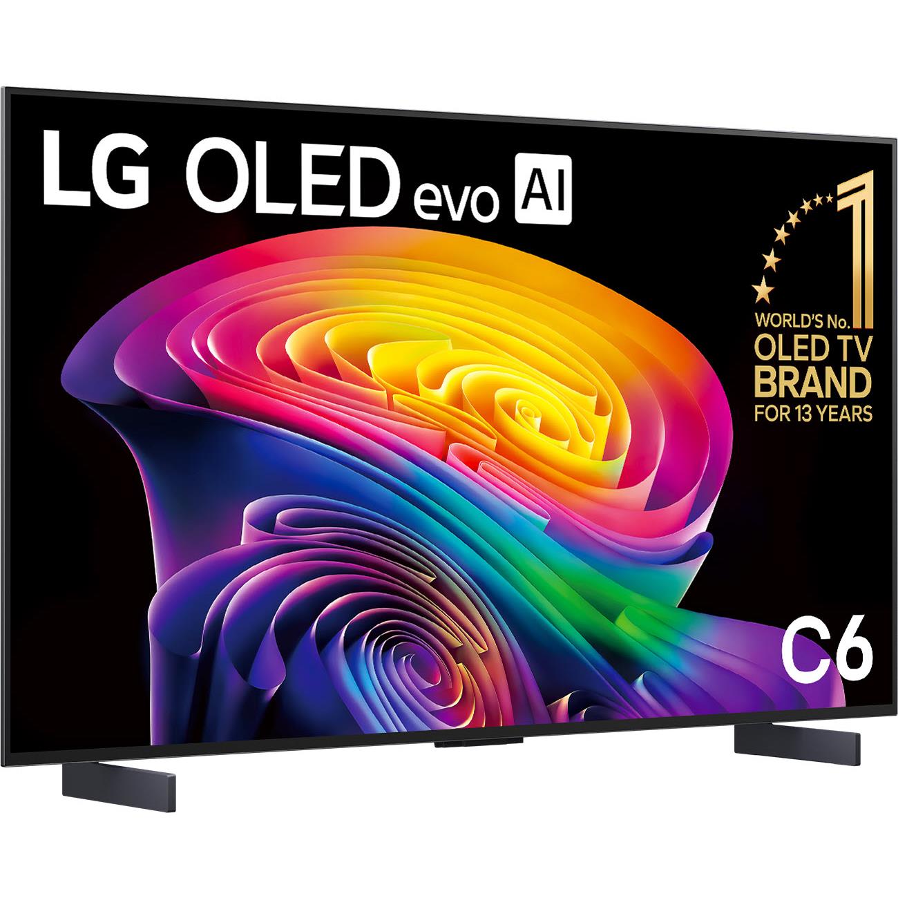 LG OLED evo AI C6 42 inch 4K smart TV, image 3 - Small TVs - Under 43" at Tech Supply Shed NZ