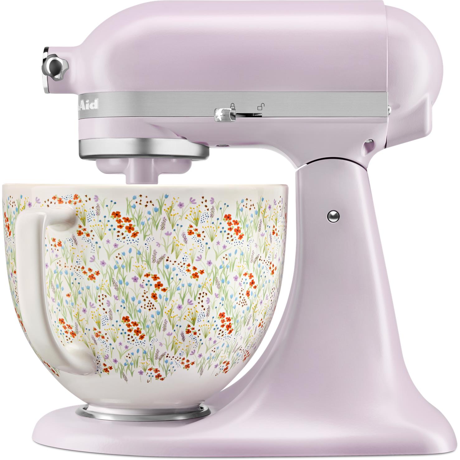 KitchenAid KSM156 4.7L Artisan Stand Mixer with Ceramic Floral Bowl