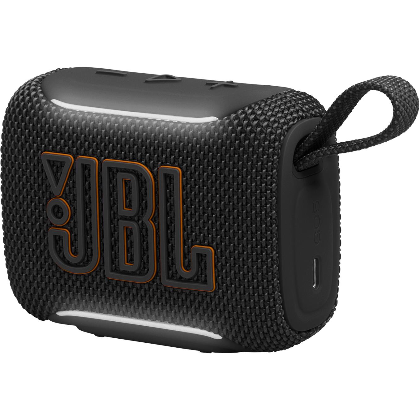 JBL Go 5 mini Bluetooth speaker in black, image 3 - Portable Speakers at Tech Supply Shed NZ