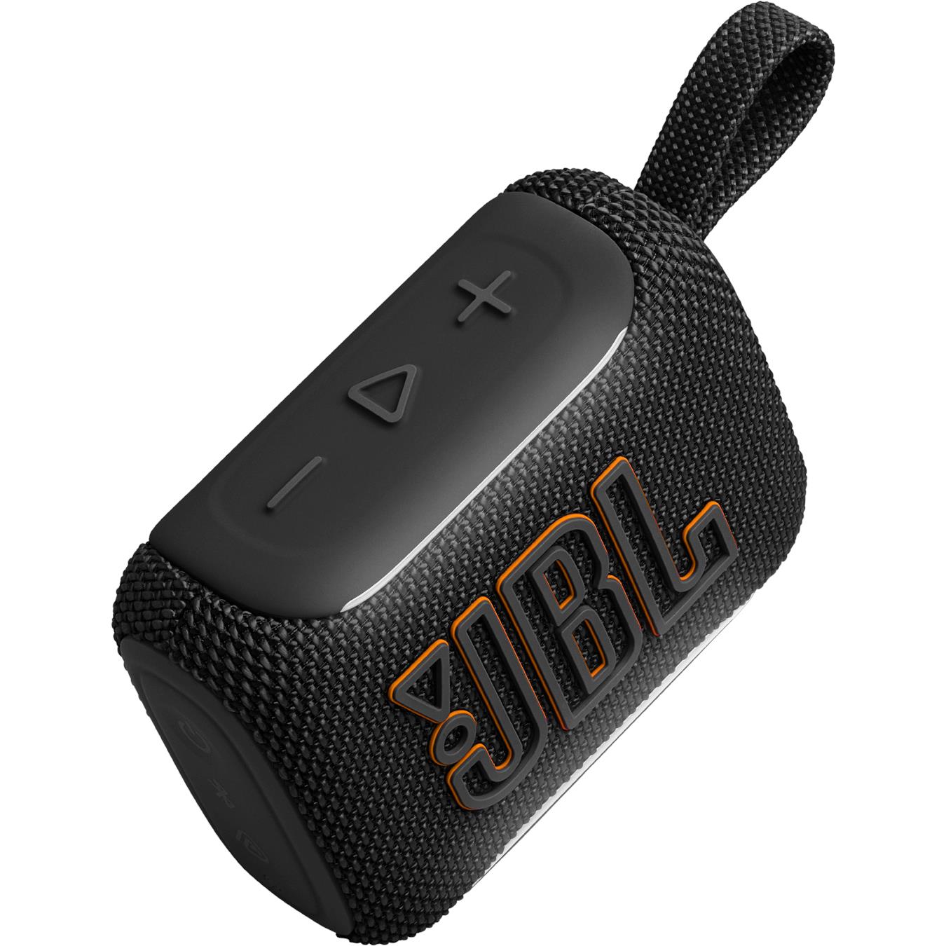 JBL Go 5 mini Bluetooth speaker in black, image 4 - Portable Speakers at Tech Supply Shed NZ