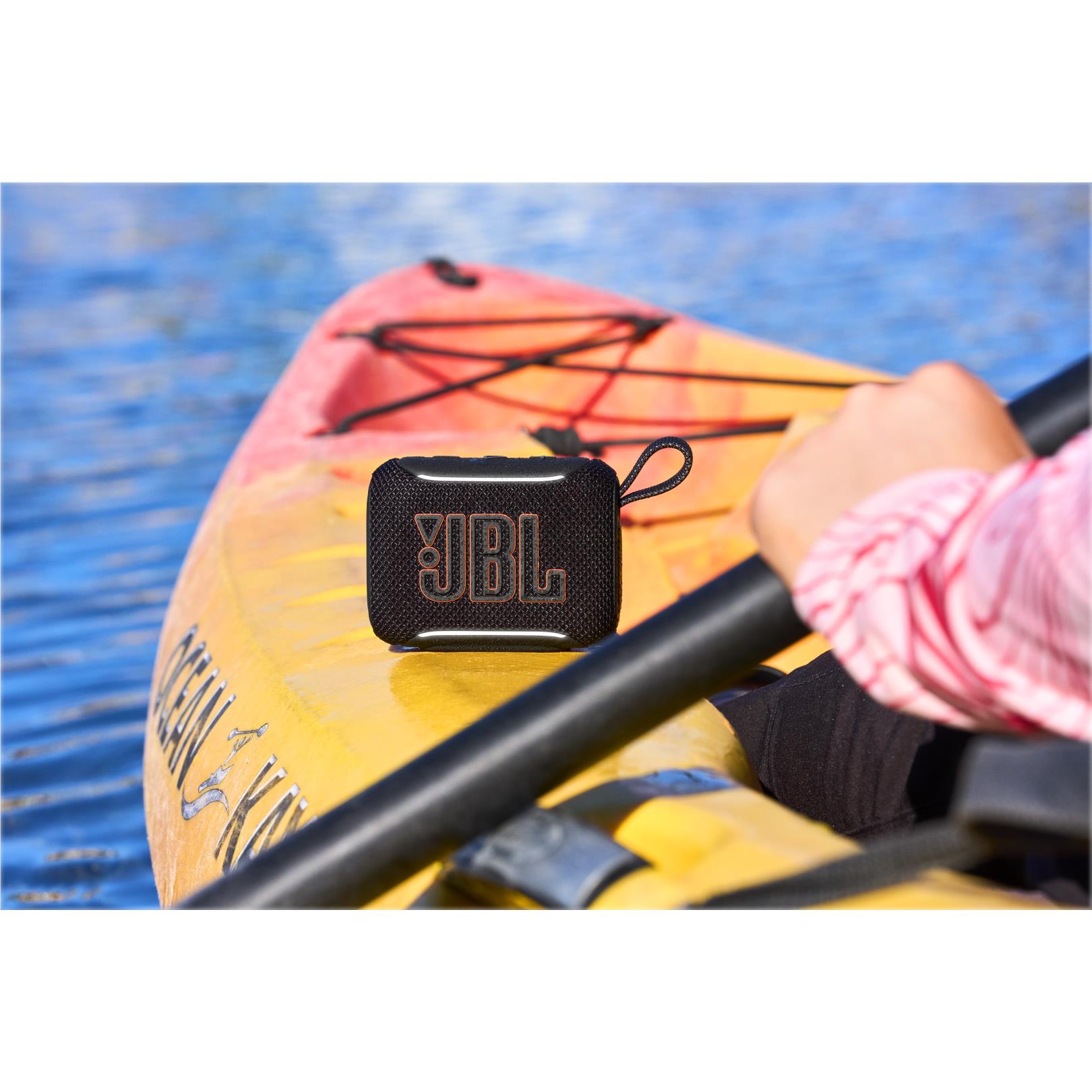 JBL Go 5 mini Bluetooth speaker in black, image 10 - Portable Speakers at Tech Supply Shed NZ