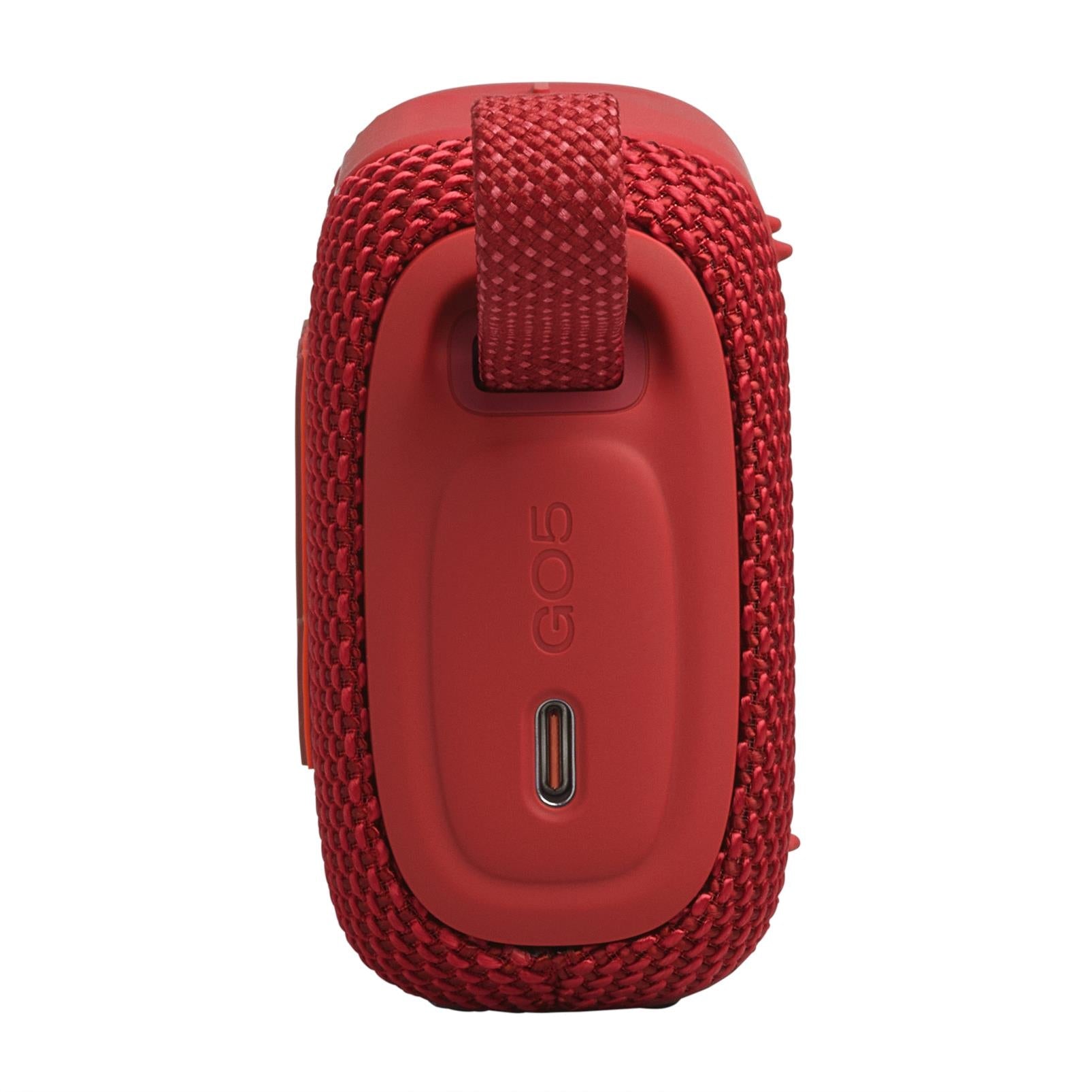 JBL Go 5 mini Bluetooth speaker in red, image 7 - Portable Speakers at Tech Supply Shed NZ