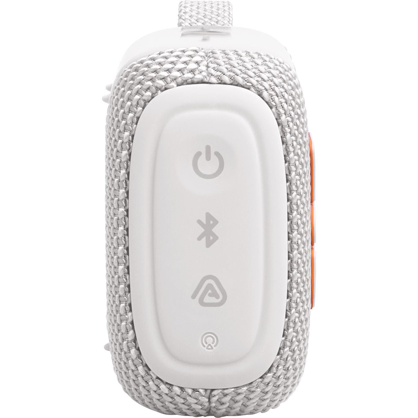 JBL Go 5 mini Bluetooth speaker in white, image 6 - Portable Speakers at Tech Supply Shed NZ