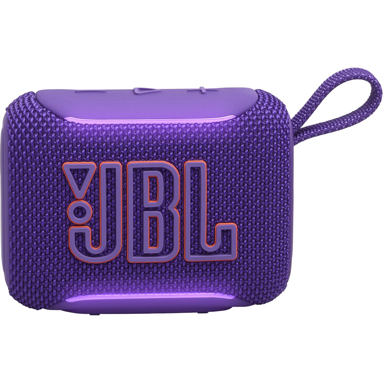 JBL Go 5 mini Bluetooth speaker in purple, image 2 - Portable Speakers at Tech Supply Shed NZ