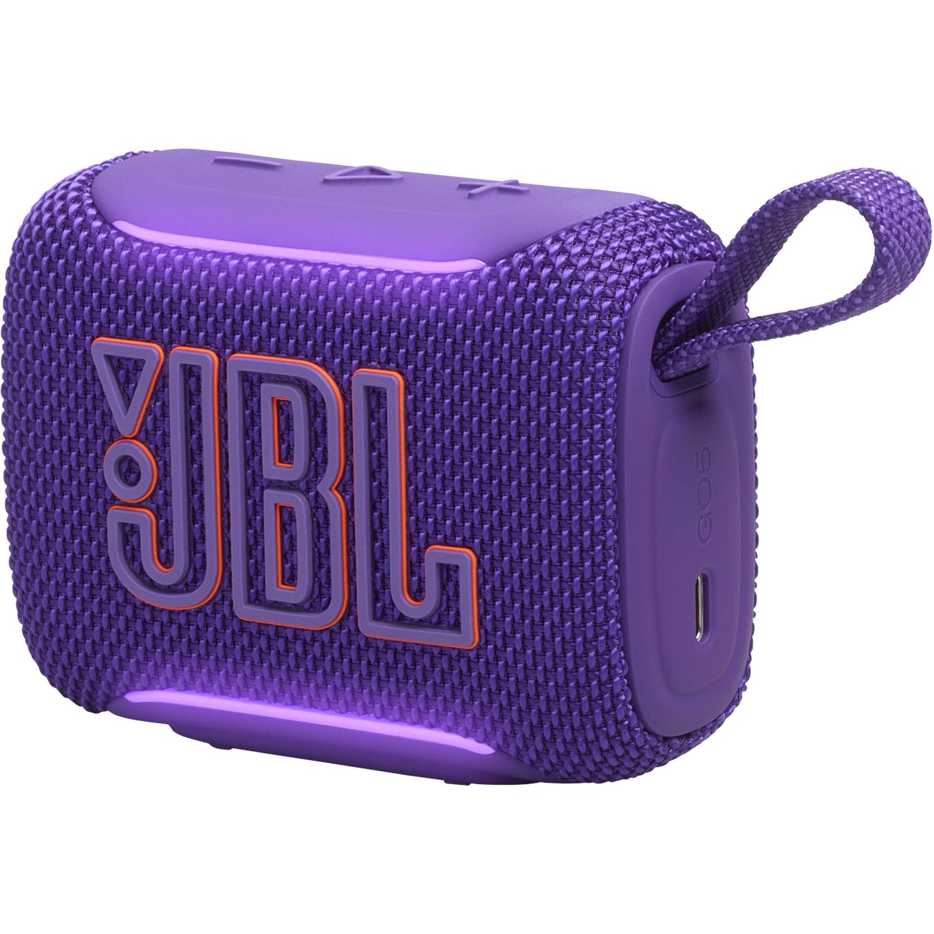JBL Go 5 mini Bluetooth speaker in purple, image 3 - Portable Speakers at Tech Supply Shed NZ