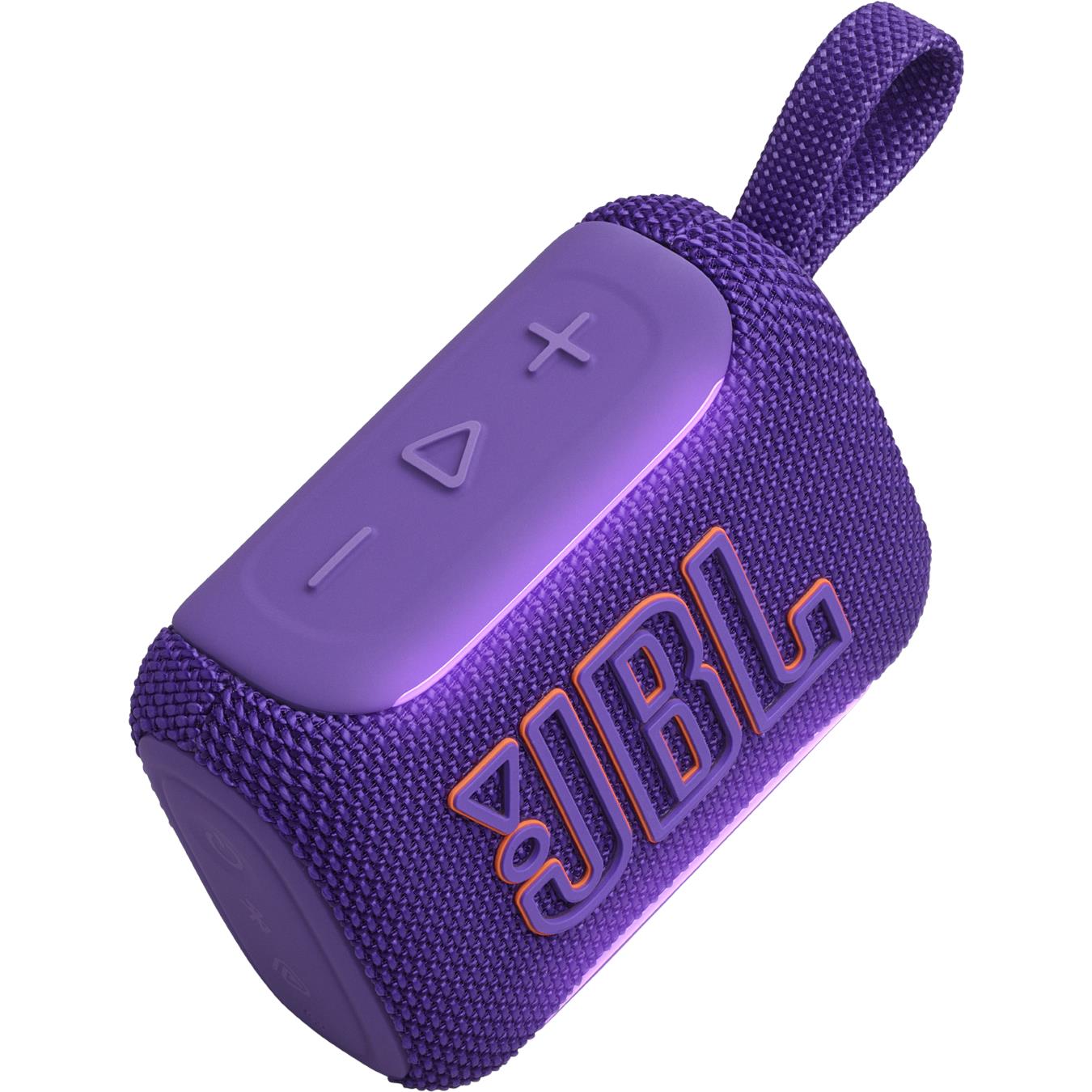 JBL Go 5 mini Bluetooth speaker in purple, image 4 - Portable Speakers at Tech Supply Shed NZ