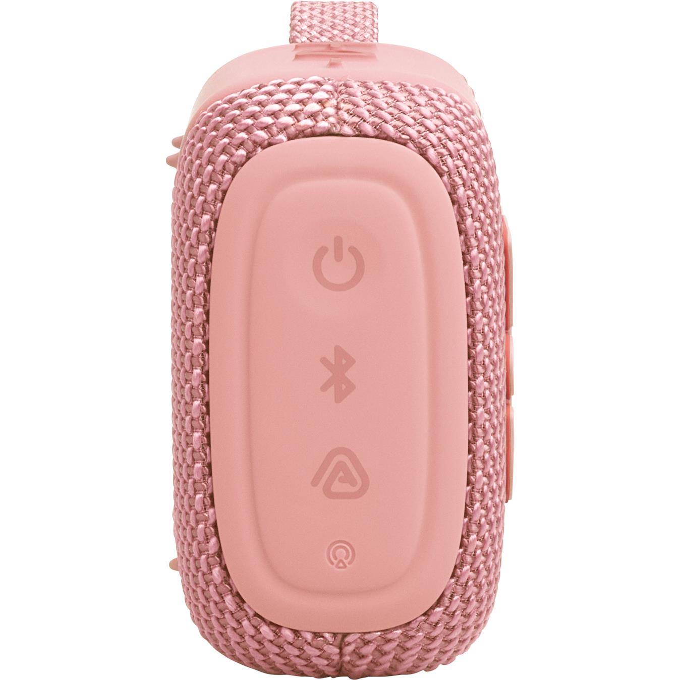 JBL Go 5 mini Bluetooth speaker in pink, image 6 - Portable Speakers at Tech Supply Shed NZ